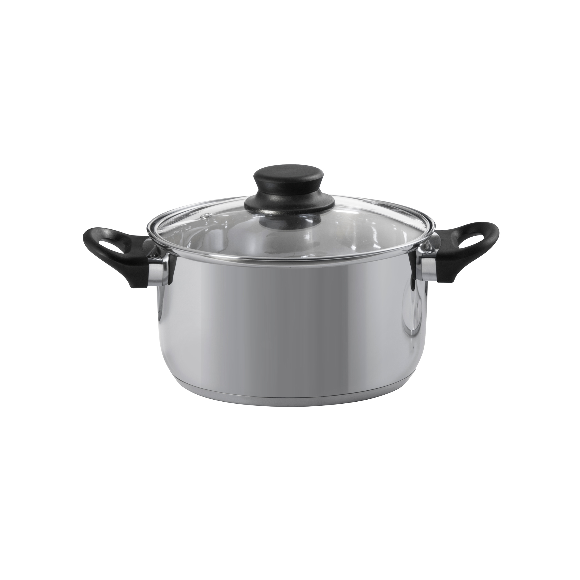 Kochtopf aus Edelstahl 20 cm mit Deckel Lima DOMOTTI