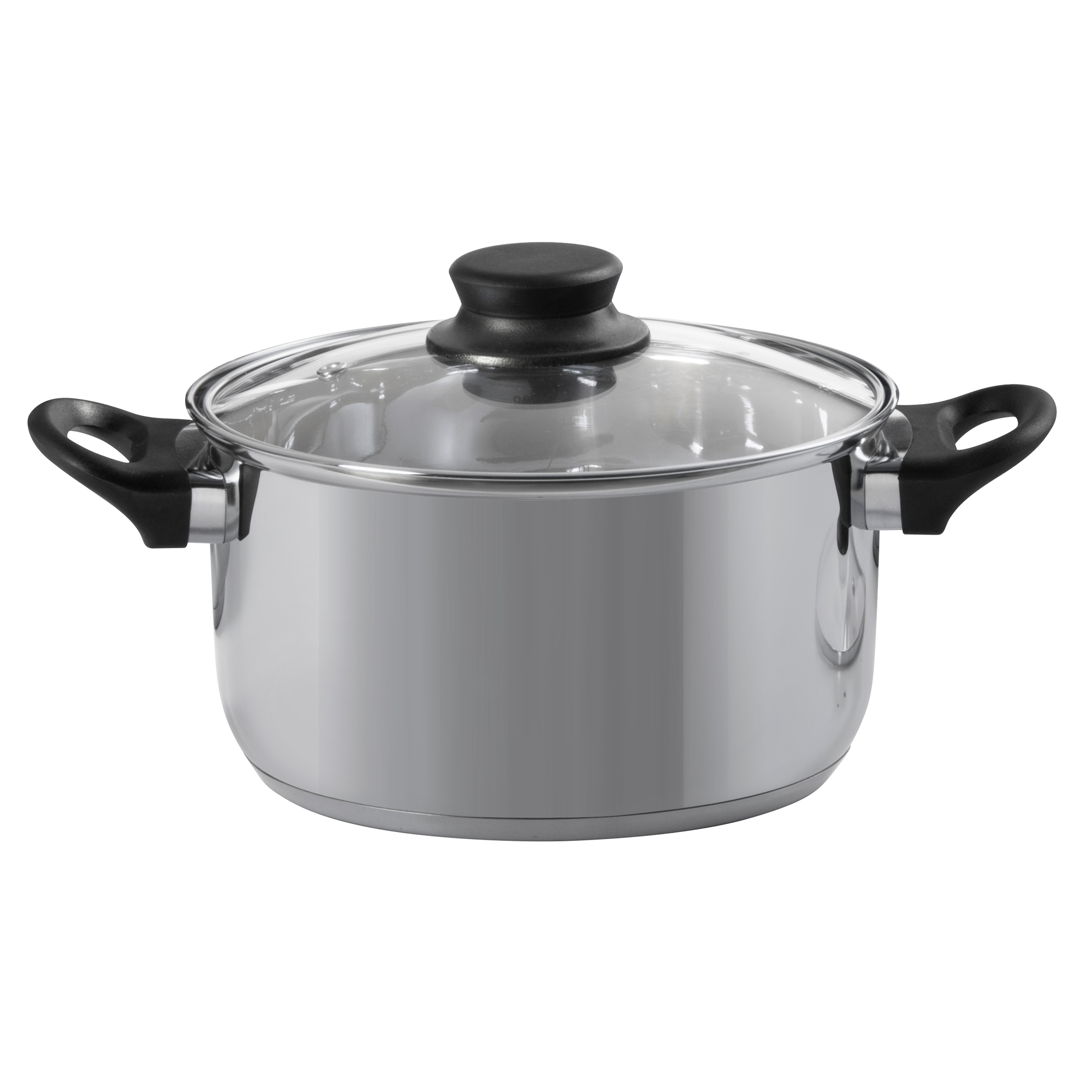 Kochtopf aus Edelstahl 26 cm mit Deckel Lima DOMOTTI