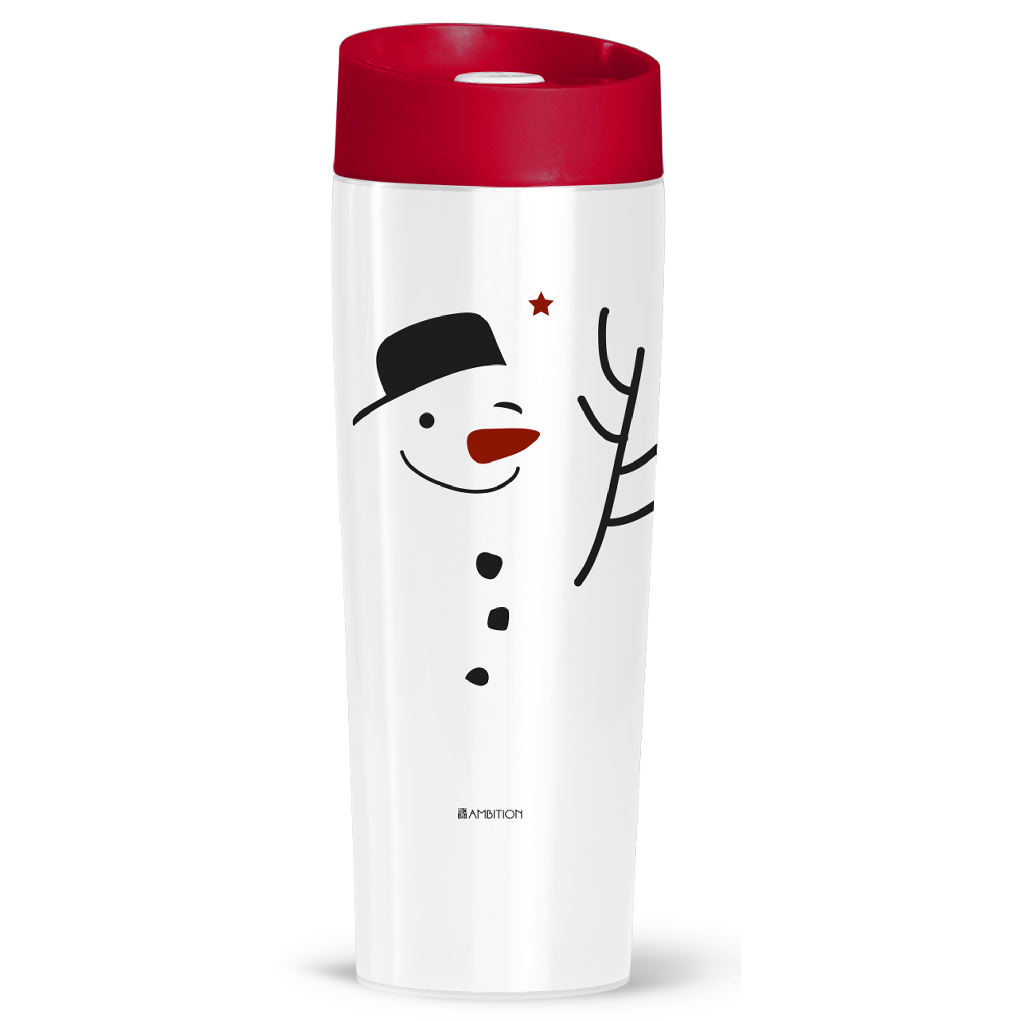 Kubek termiczny Festive Bałwanek 350 ml AMBITION