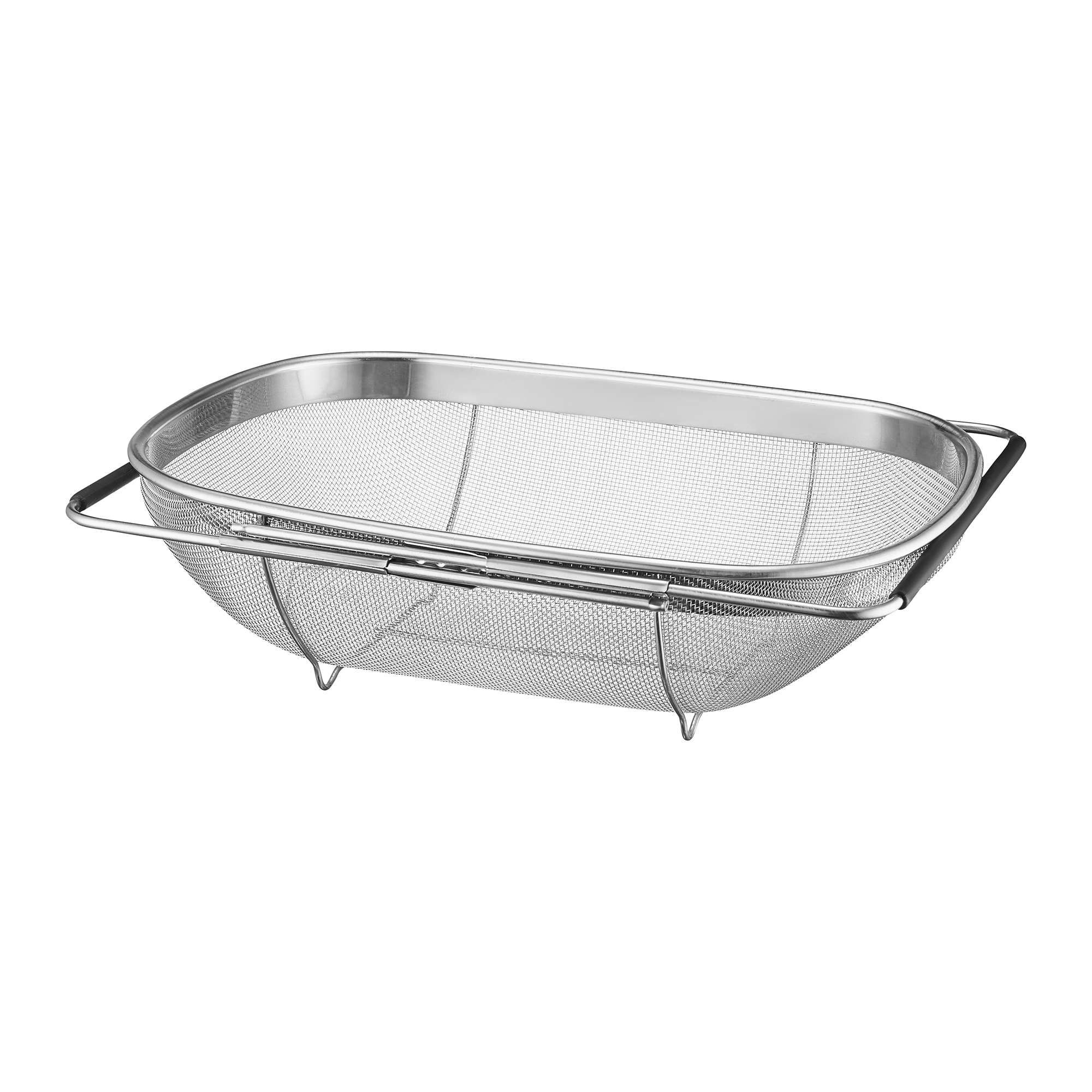Cedzak rozsuwany na zlew Steel 34 x 24 x 10 cm AMBITION