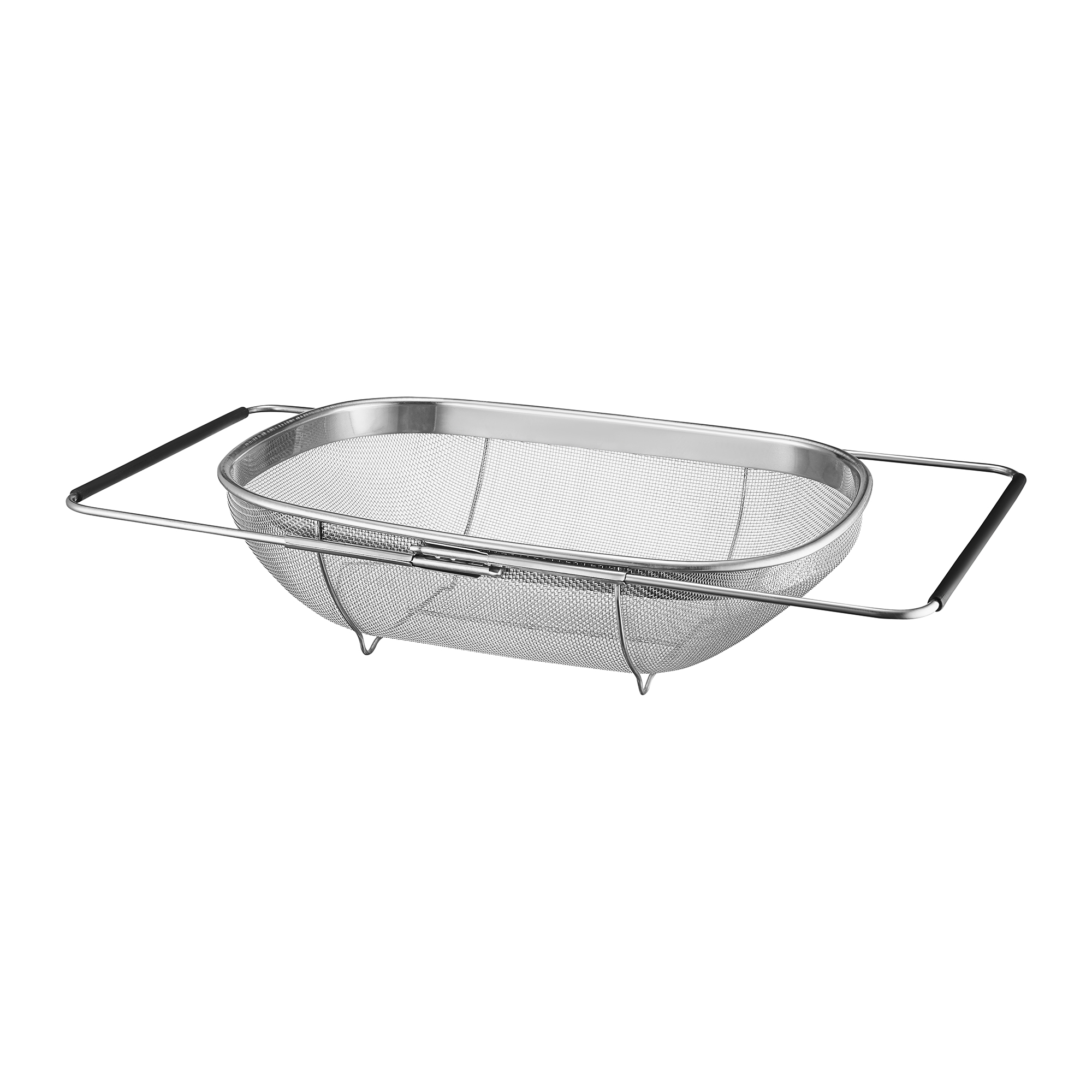 Cedzak rozsuwany na zlew Steel 34 x 24 x 10 cm AMBITION