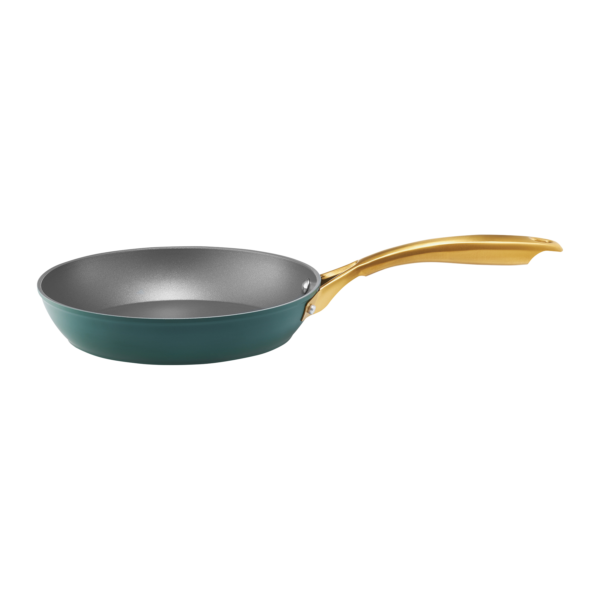 Zelená hliníková pánev Glam s povlakem Qualum Basic 28 cm AMBITION