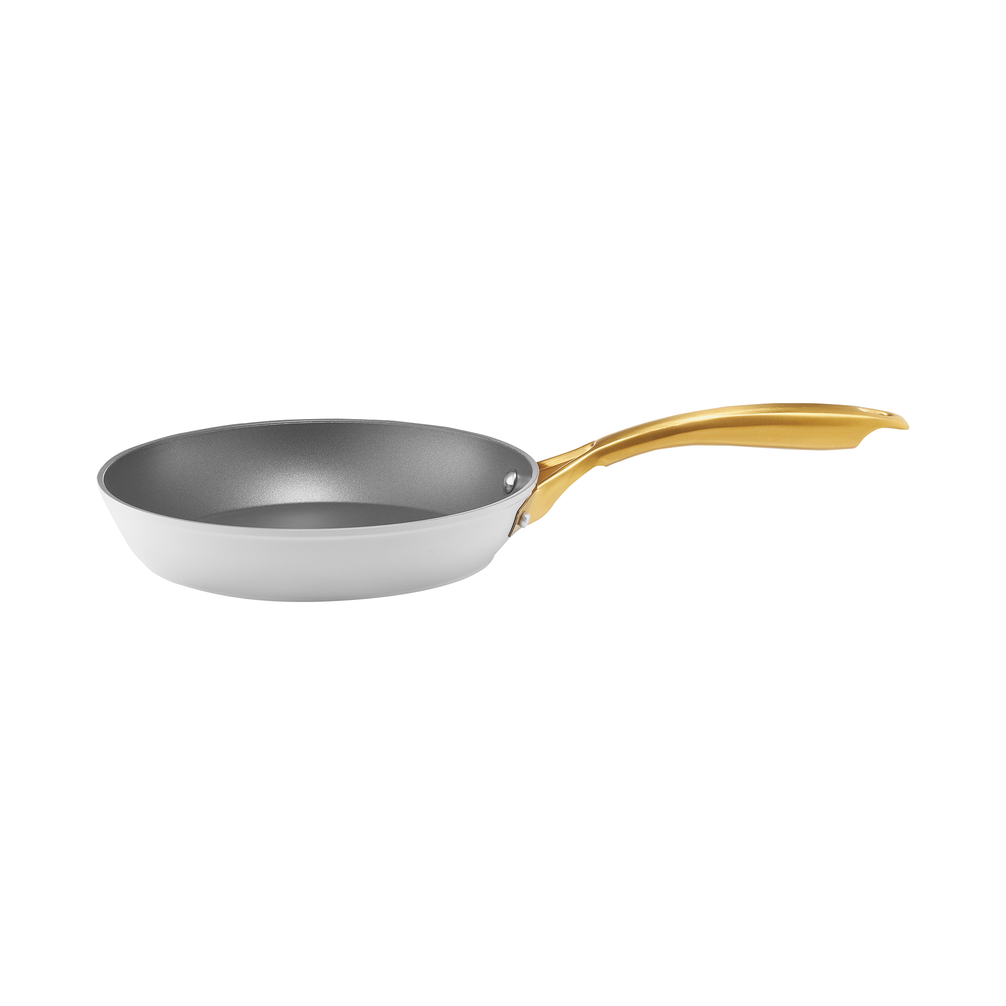 Bratpfanne mit Qualum Basic Glam 24 cm Grau AMBITION