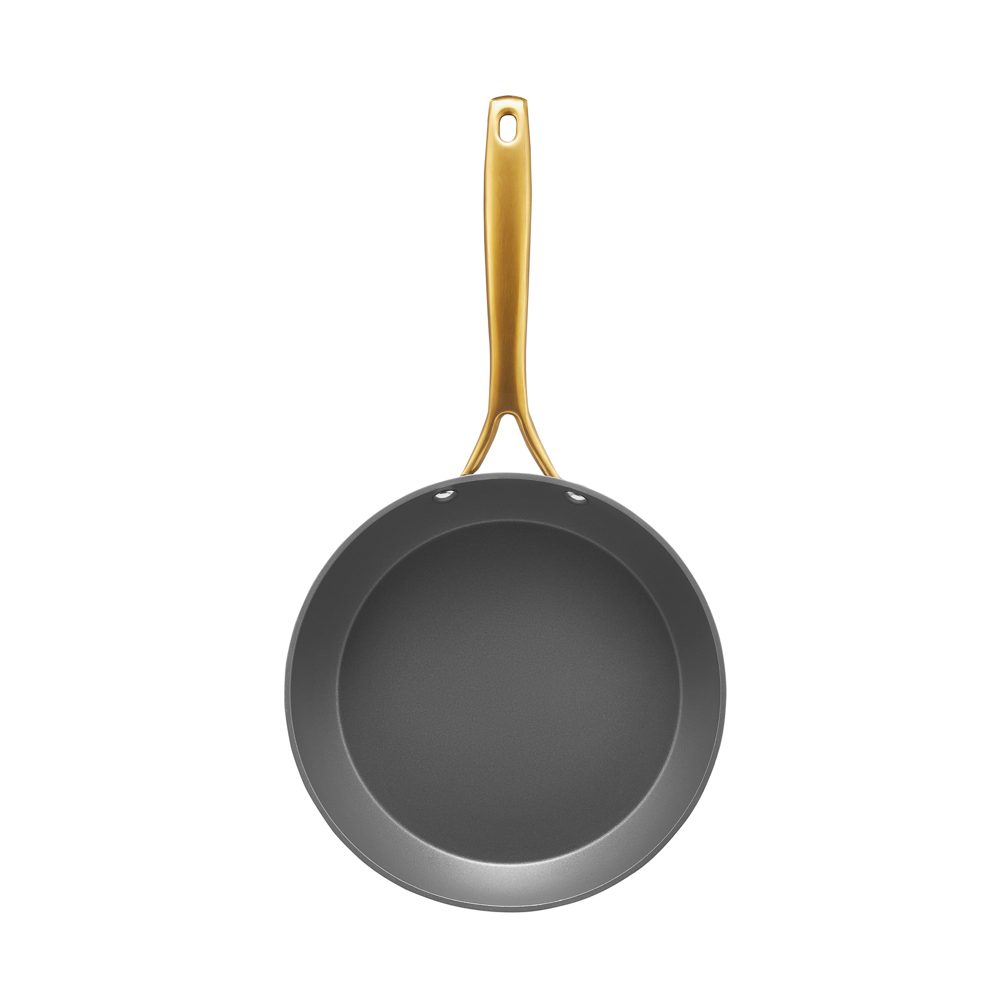Bratpfanne mit Qualum Basic Glam 24 cm Grau AMBITION
