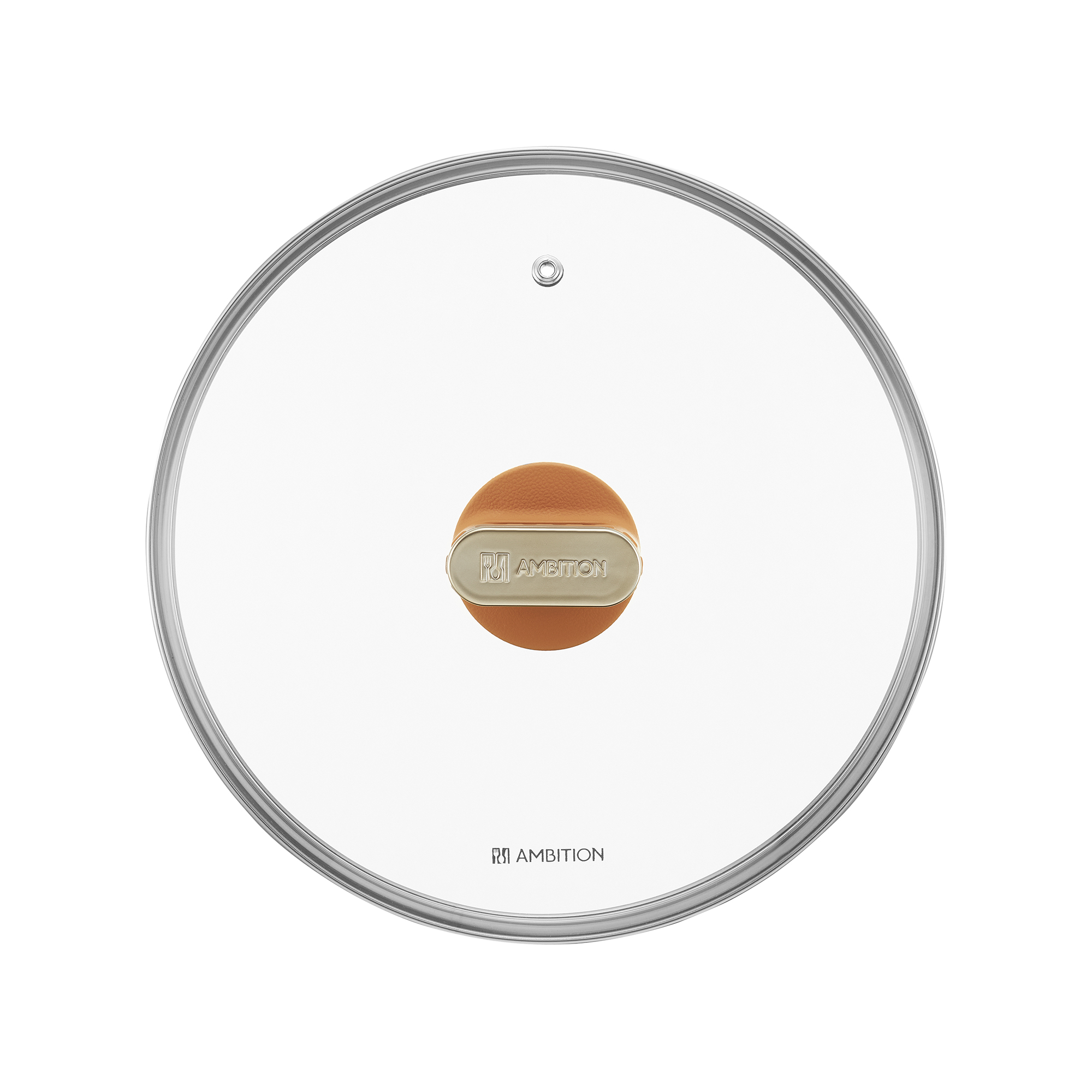 Batería de cocina con revestimiento Qualum Basic Stone Edition Camel 9-piezas AMBITION