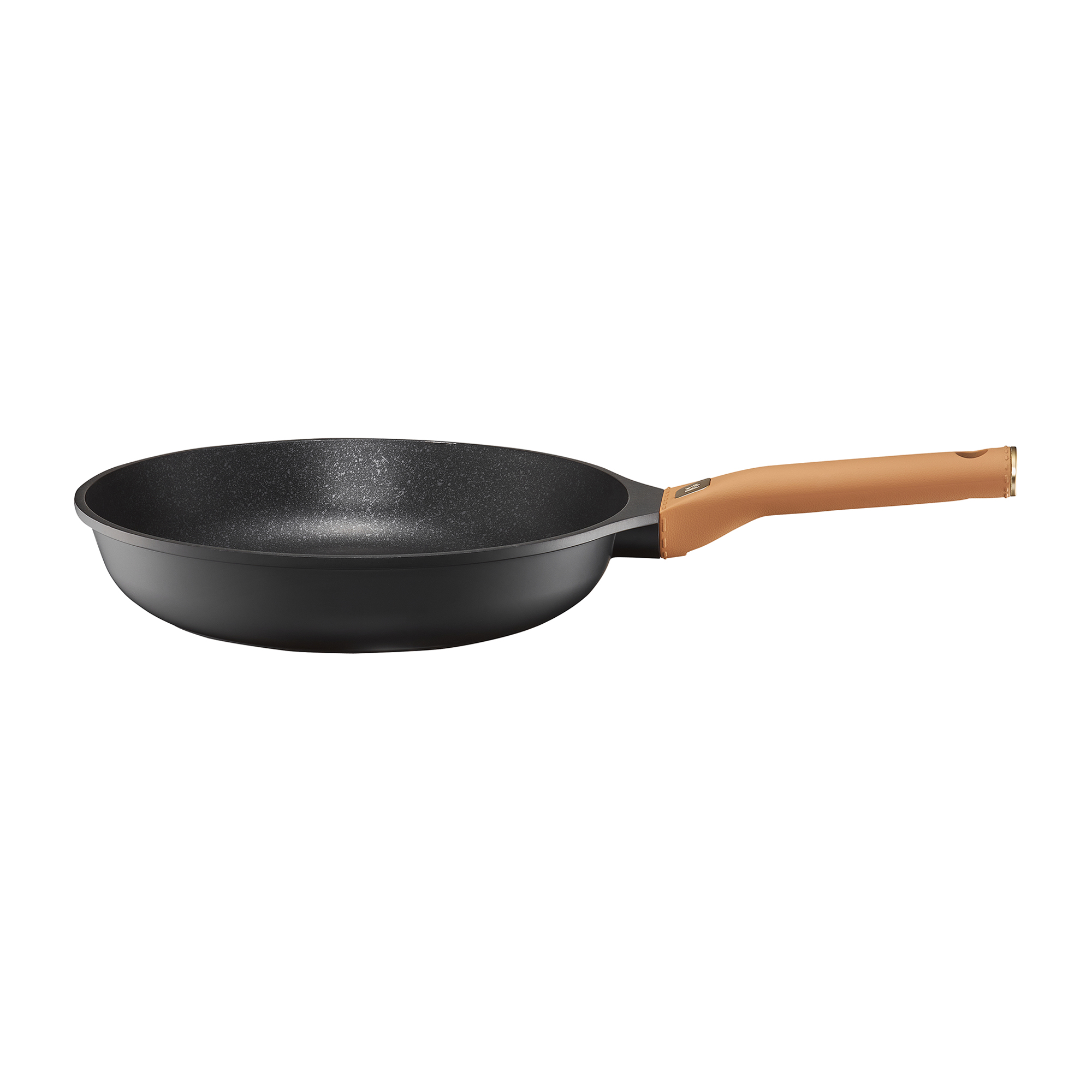 Pfannenset mit Antihaftbeschichtung Qualum Basic Stone Edition Camel 3-teilig AMBITION
