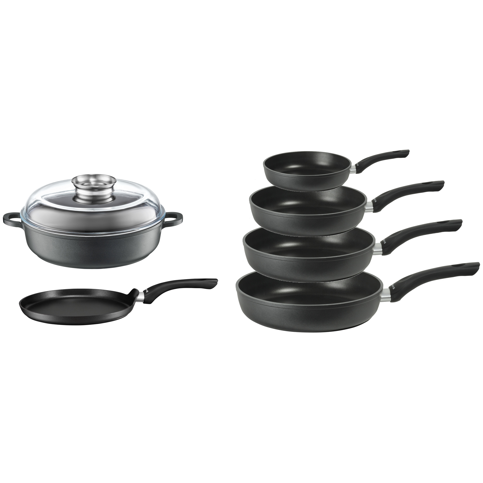 Set di padelle Magnat con rivestimento Ilag 7 pezzi AMBITION