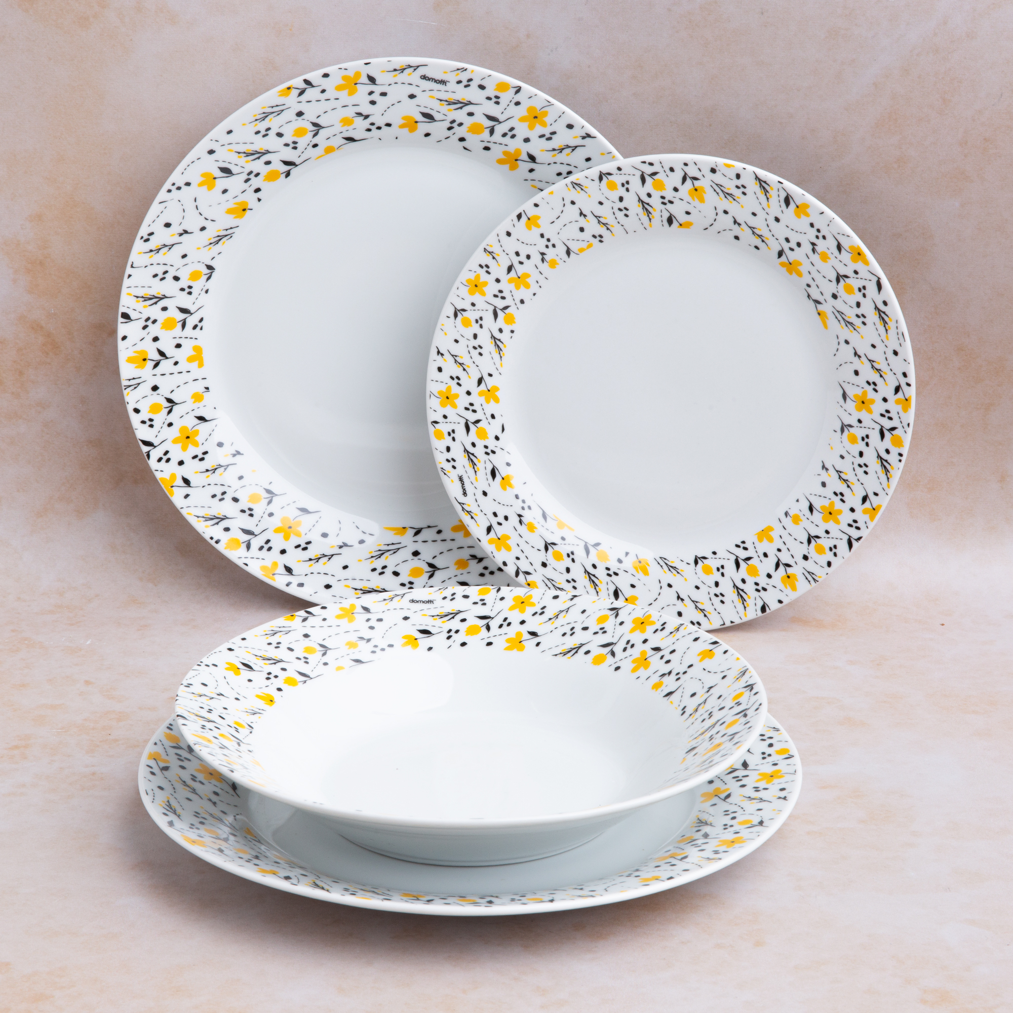 Talerz obiadowy Amarillo 23 cm DOMOTTI