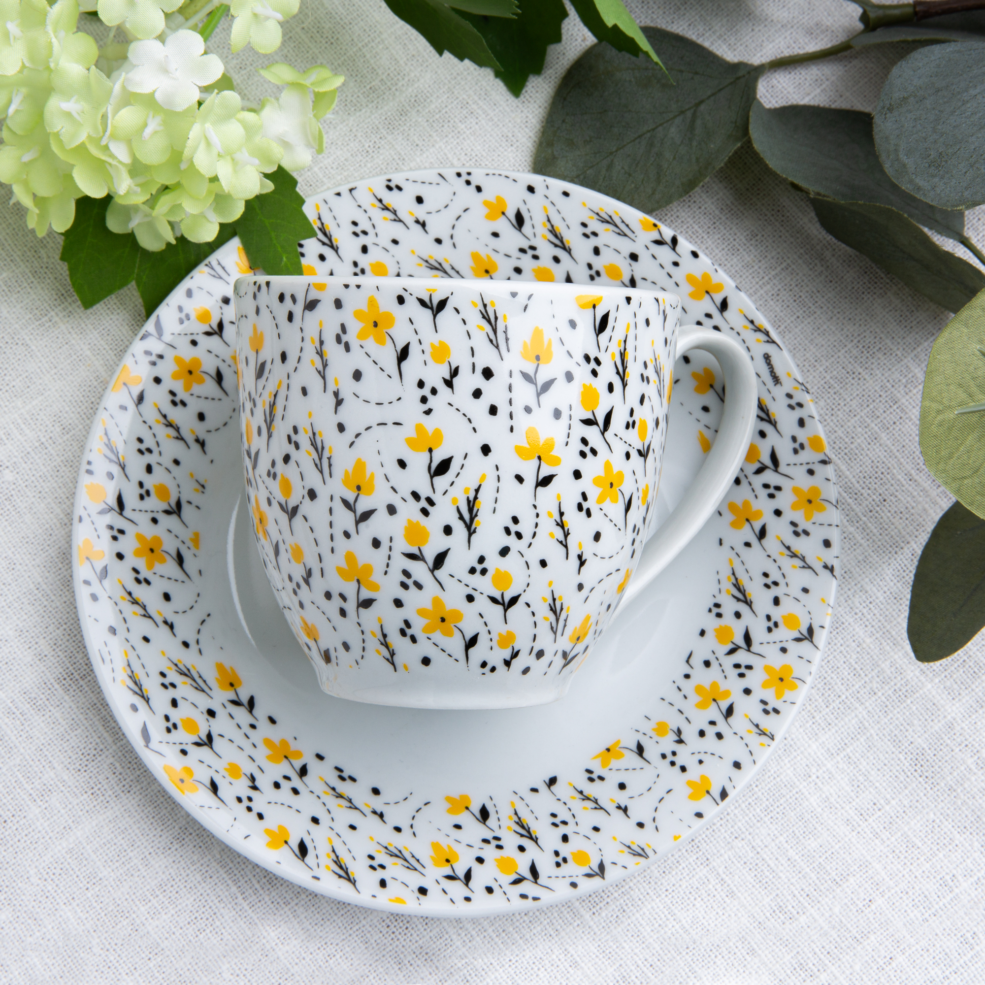 Kaffeeservice für 6 Personen  Amarillo 12 Tlg.  DOMOTTI