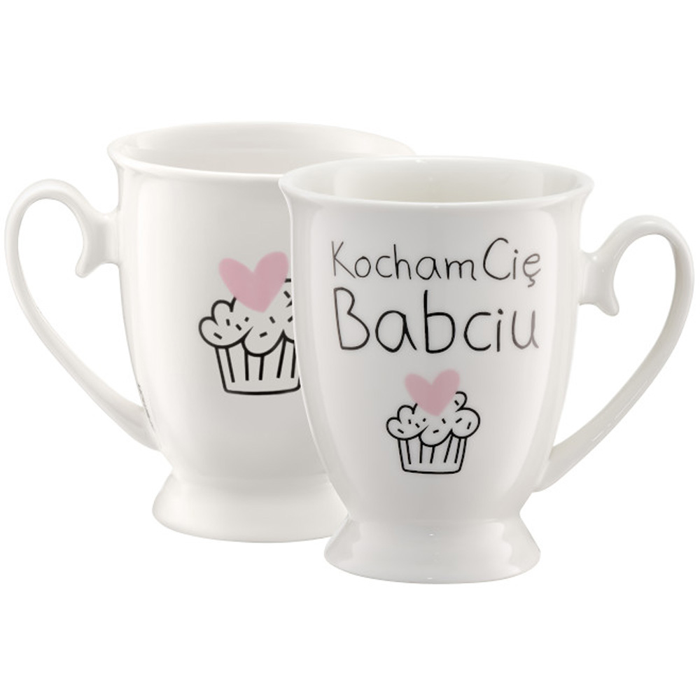 Kubek porcelanowy Love 300 ml, Kocham Cię Babciu AMBITION