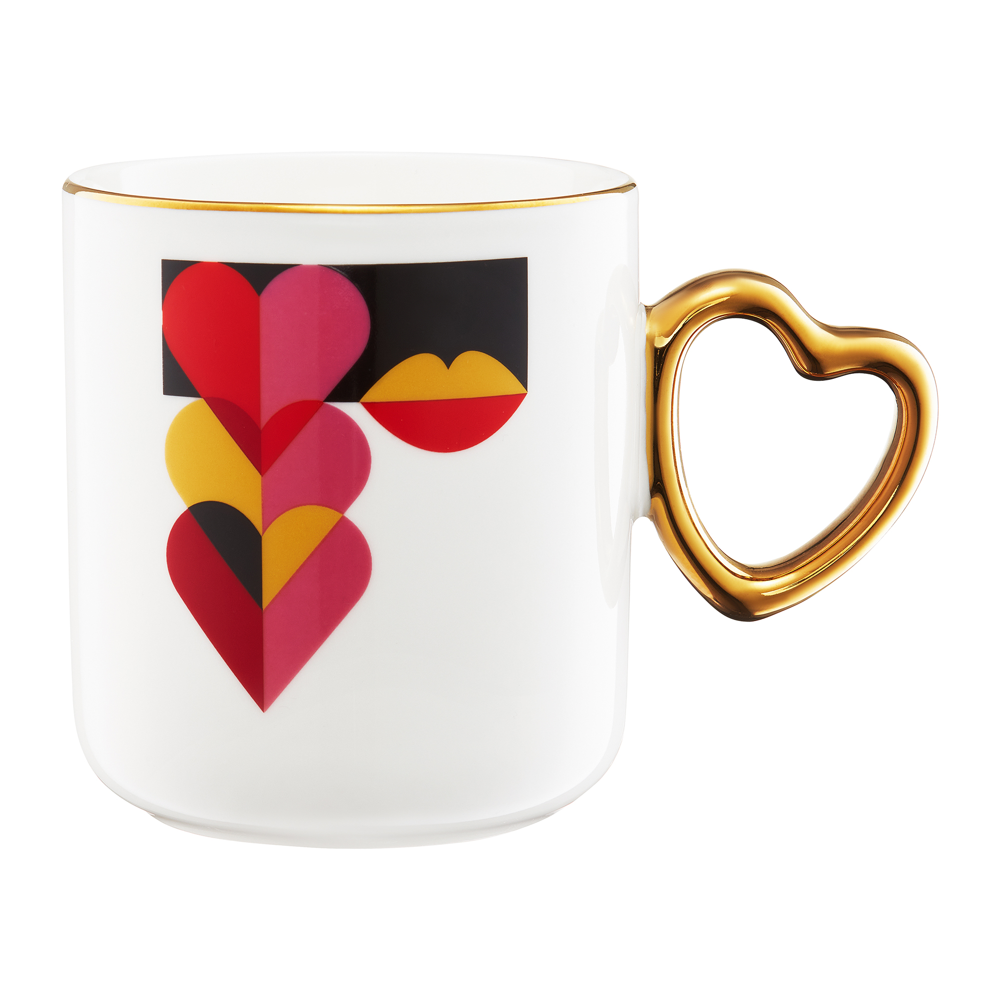 Porcelánový hrnek Amore Heart&Kiss 410 ml AMBITION