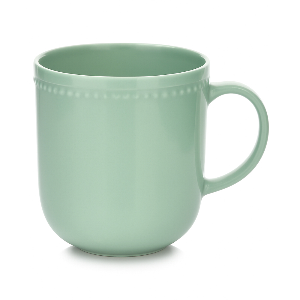 Zelený porcelánový hrnek Perline 380 ml AMBITION