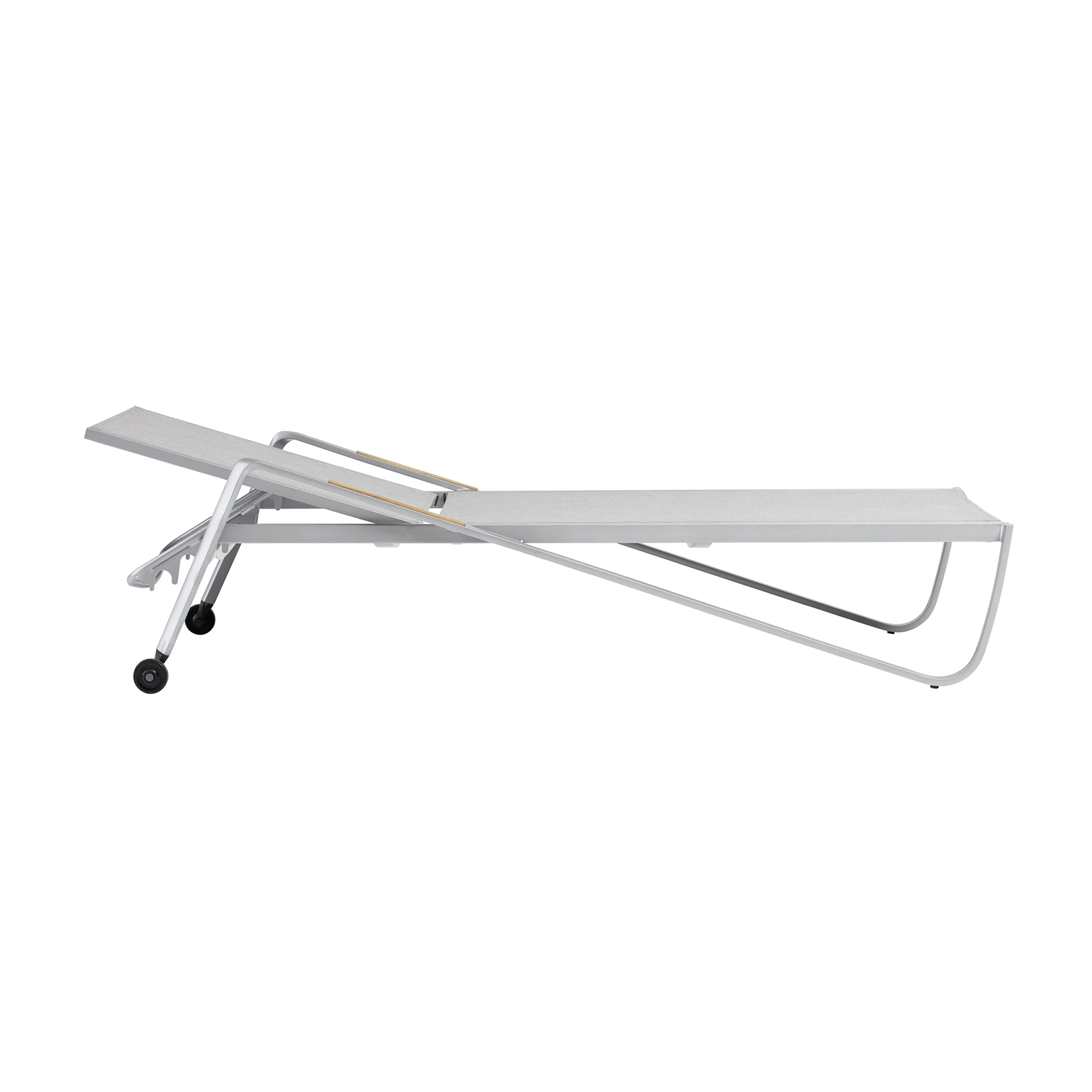 Polohovacie záhradné lehátko Diamond Silver KETTLER 0103914-0500