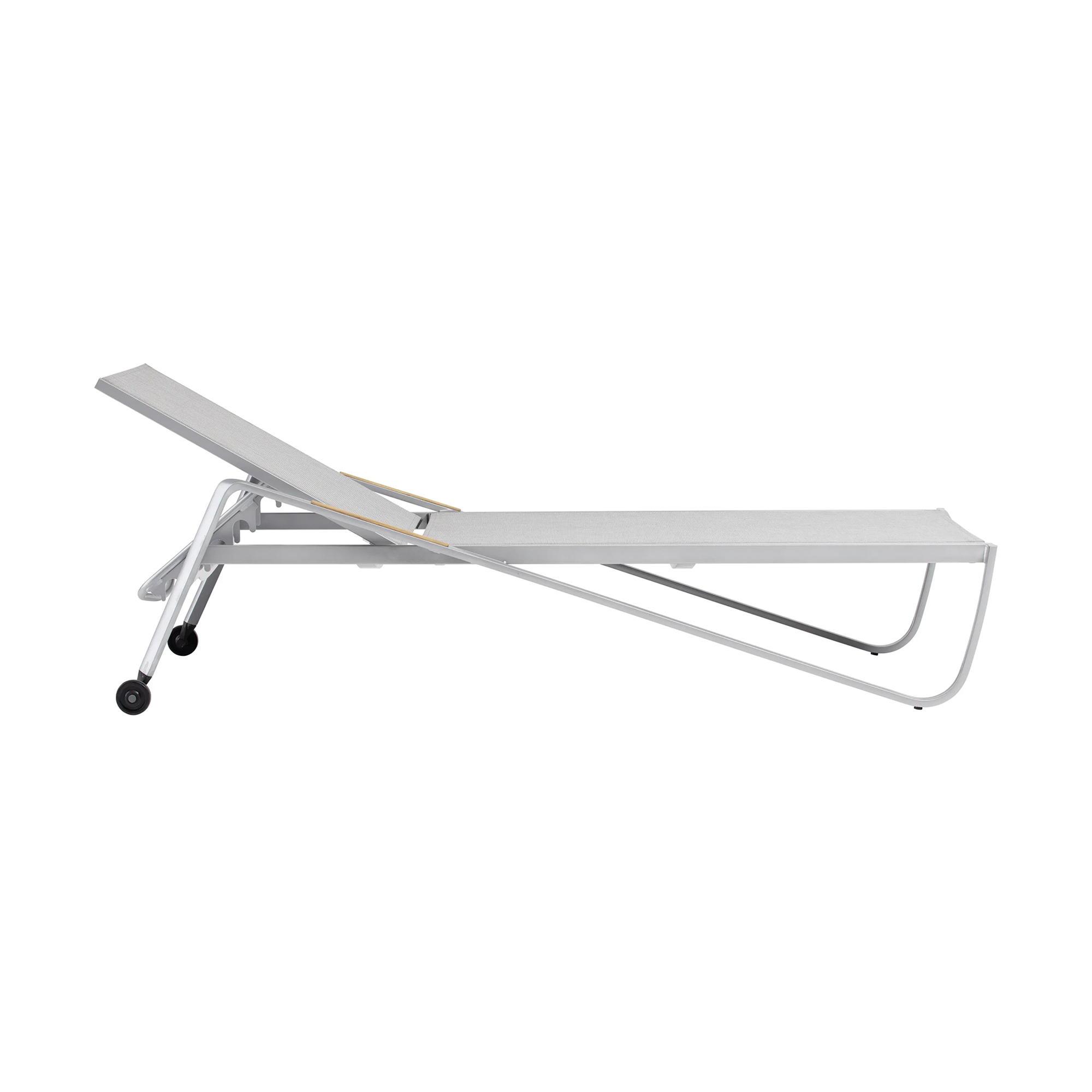 Polohovacie záhradné lehátko Diamond Silver KETTLER 0103914-0500