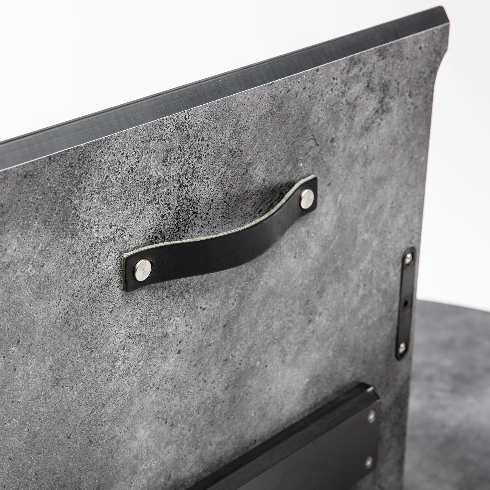 Stół ogrodowy rozkładany HPL 120 / 170 x 120 cm antracytowy KETTLER