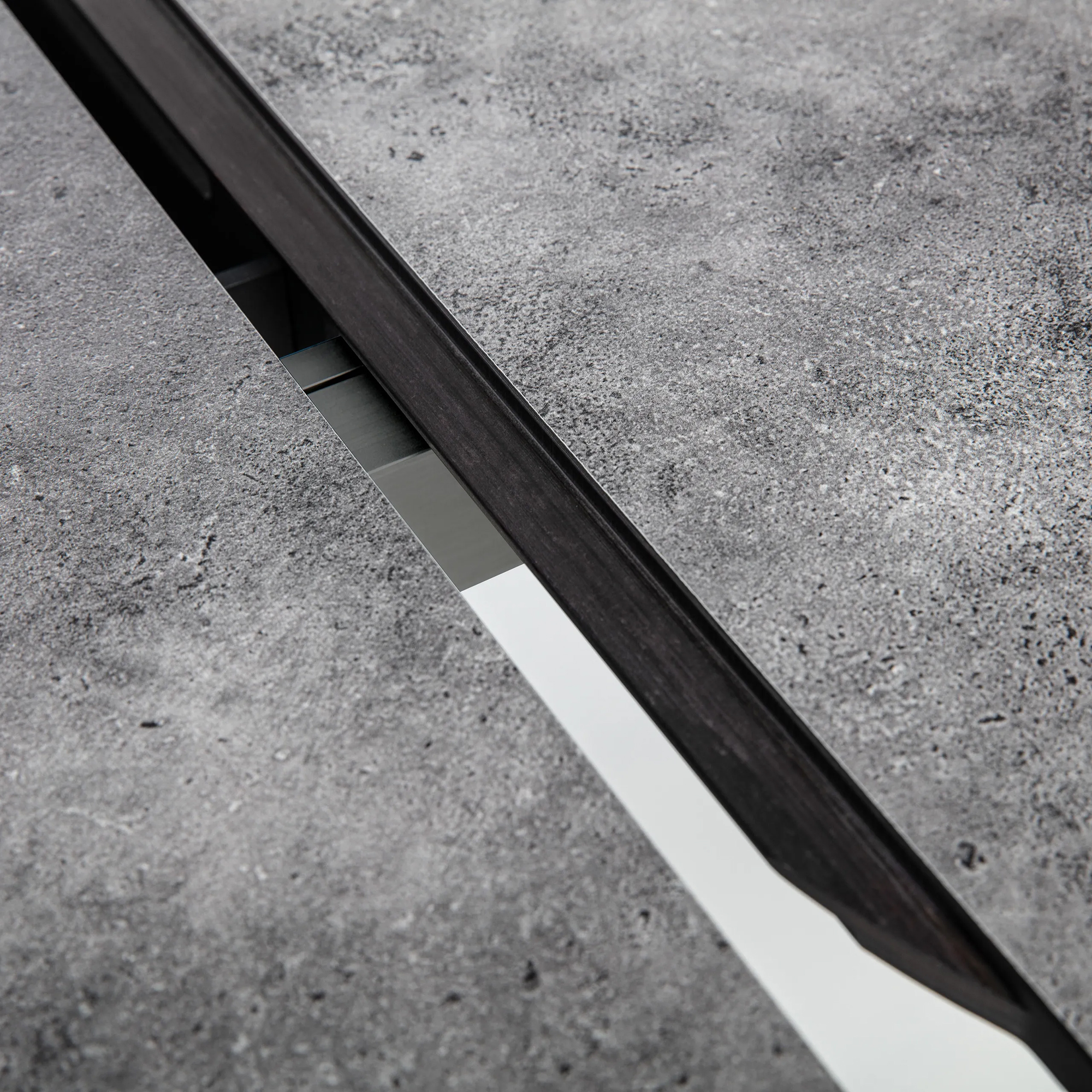 Stół ogrodowy rozkładany HPL 120 / 170 x 120 cm antracytowy KETTLER