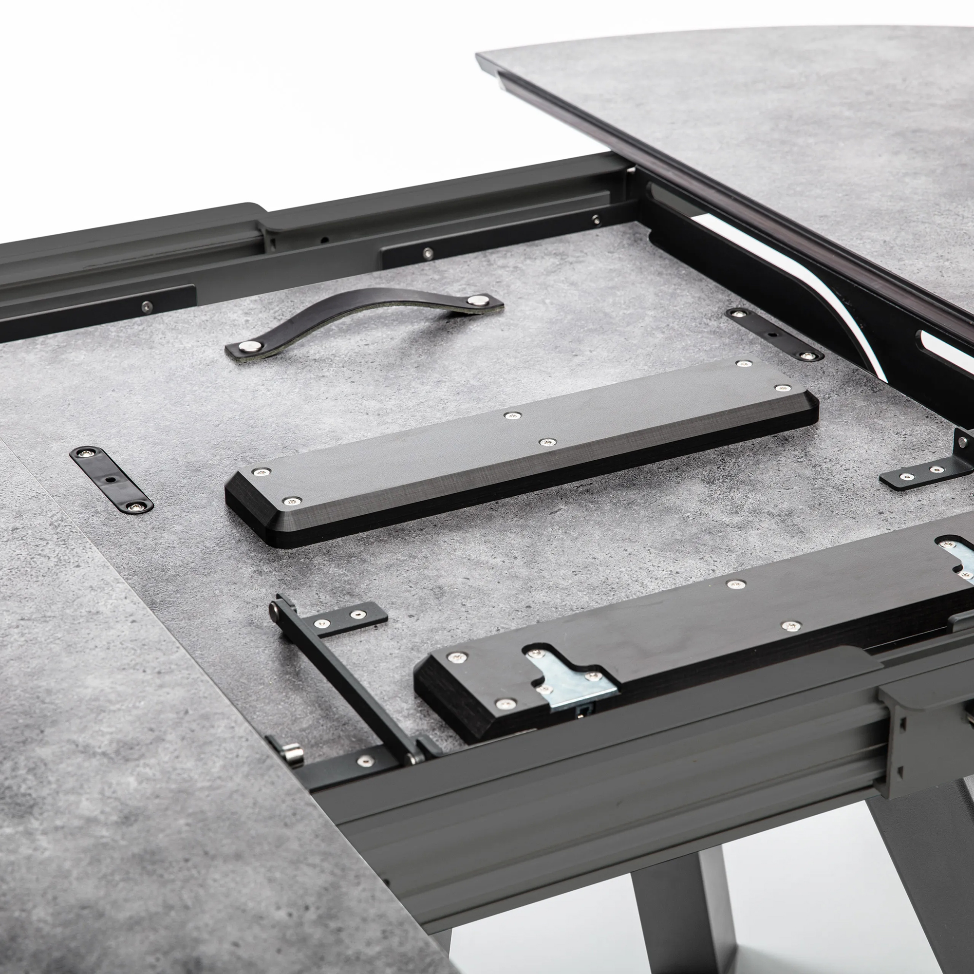 Stół ogrodowy rozkładany HPL 120 / 170 x 120 cm antracytowy KETTLER