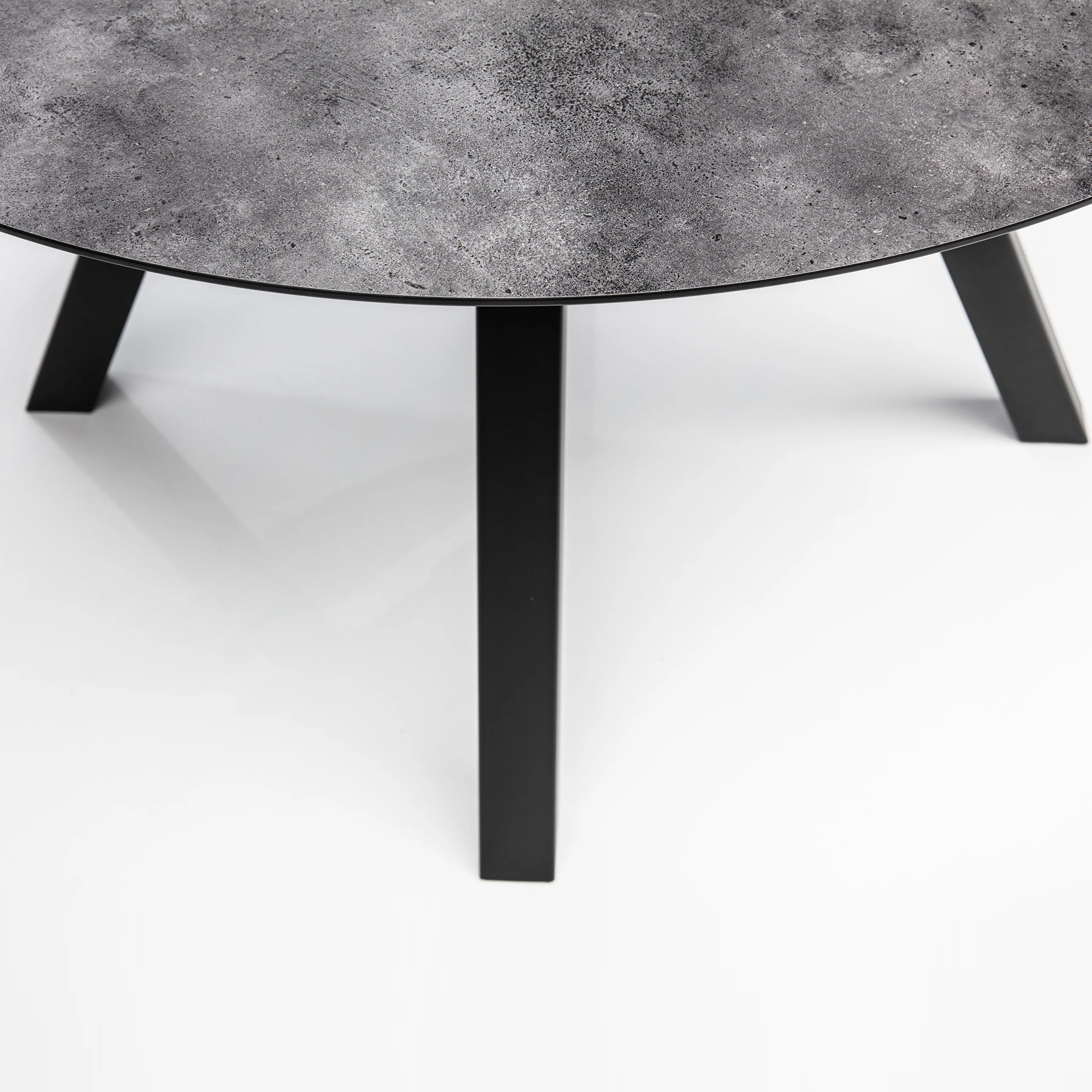 Stół ogrodowy rozkładany HPL 120 / 170 x 120 cm antracytowy KETTLER