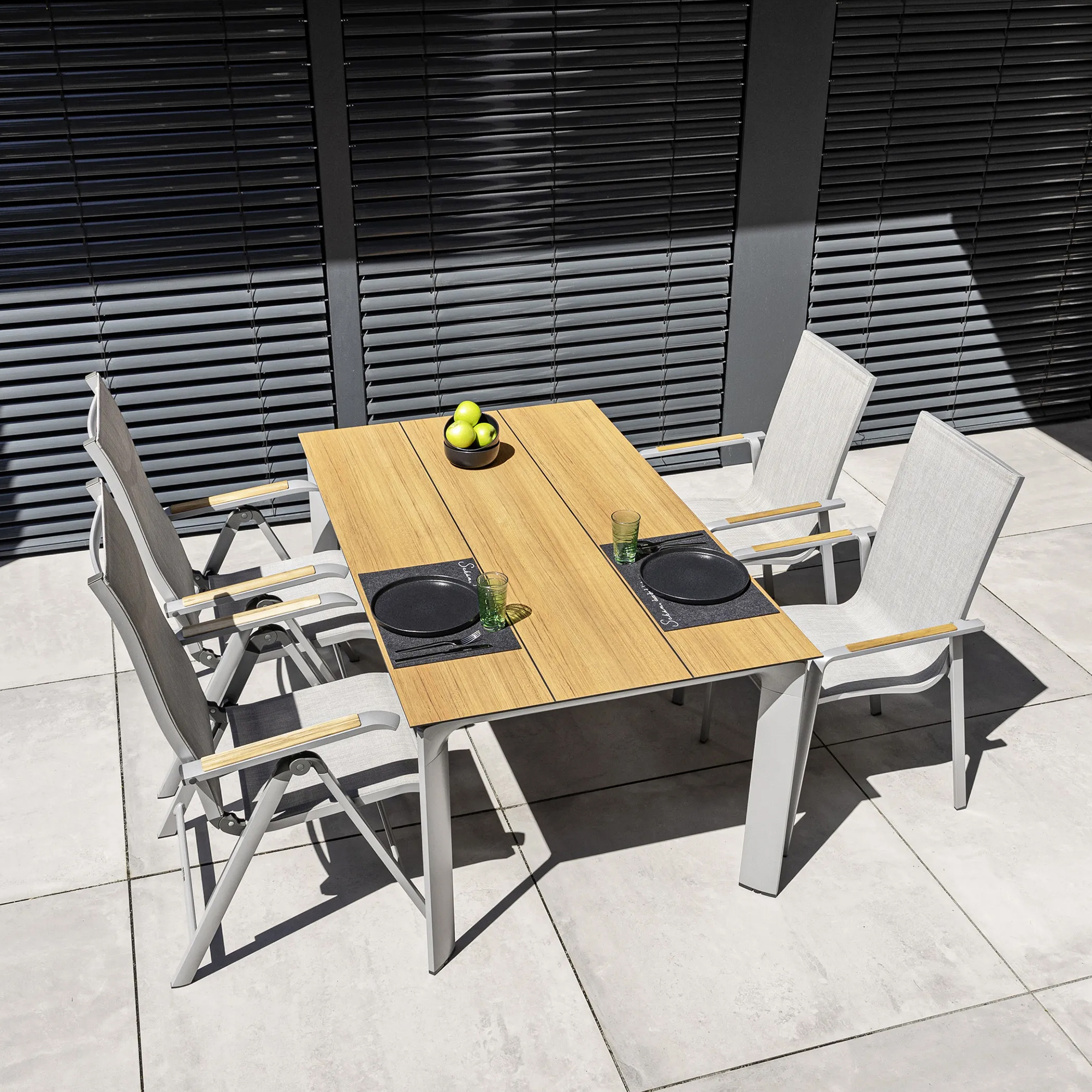 Stelaż stołu Diamond 160 x 95 cm srebrny KETTLER 0103921-0010