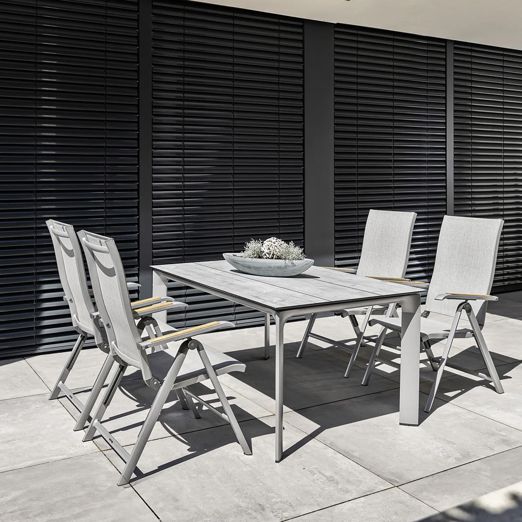 Stelaż stołu Diamond 160 x 95 cm srebrny KETTLER 0103921-0010