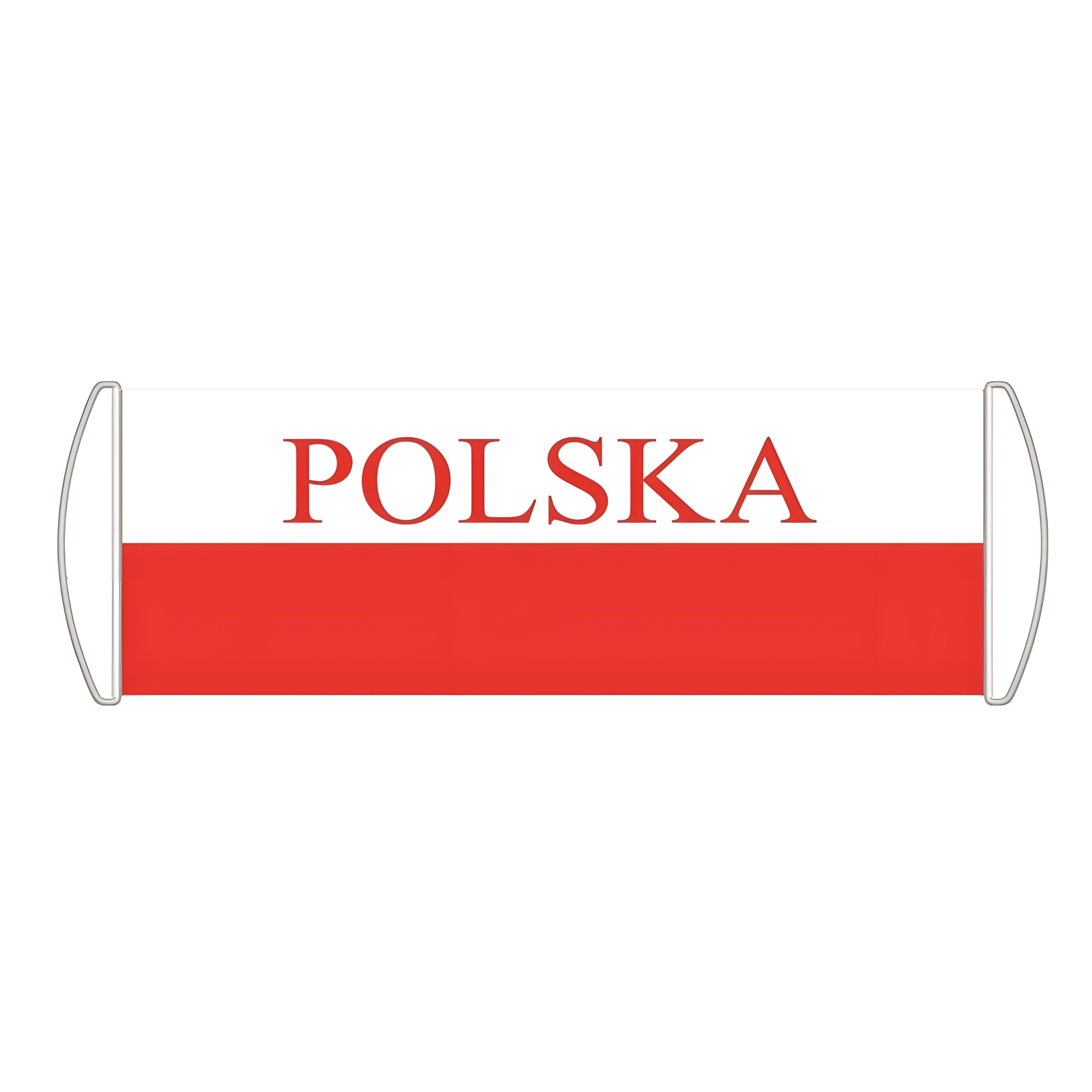 Baner rozkładany Polska 68 x 24 cm