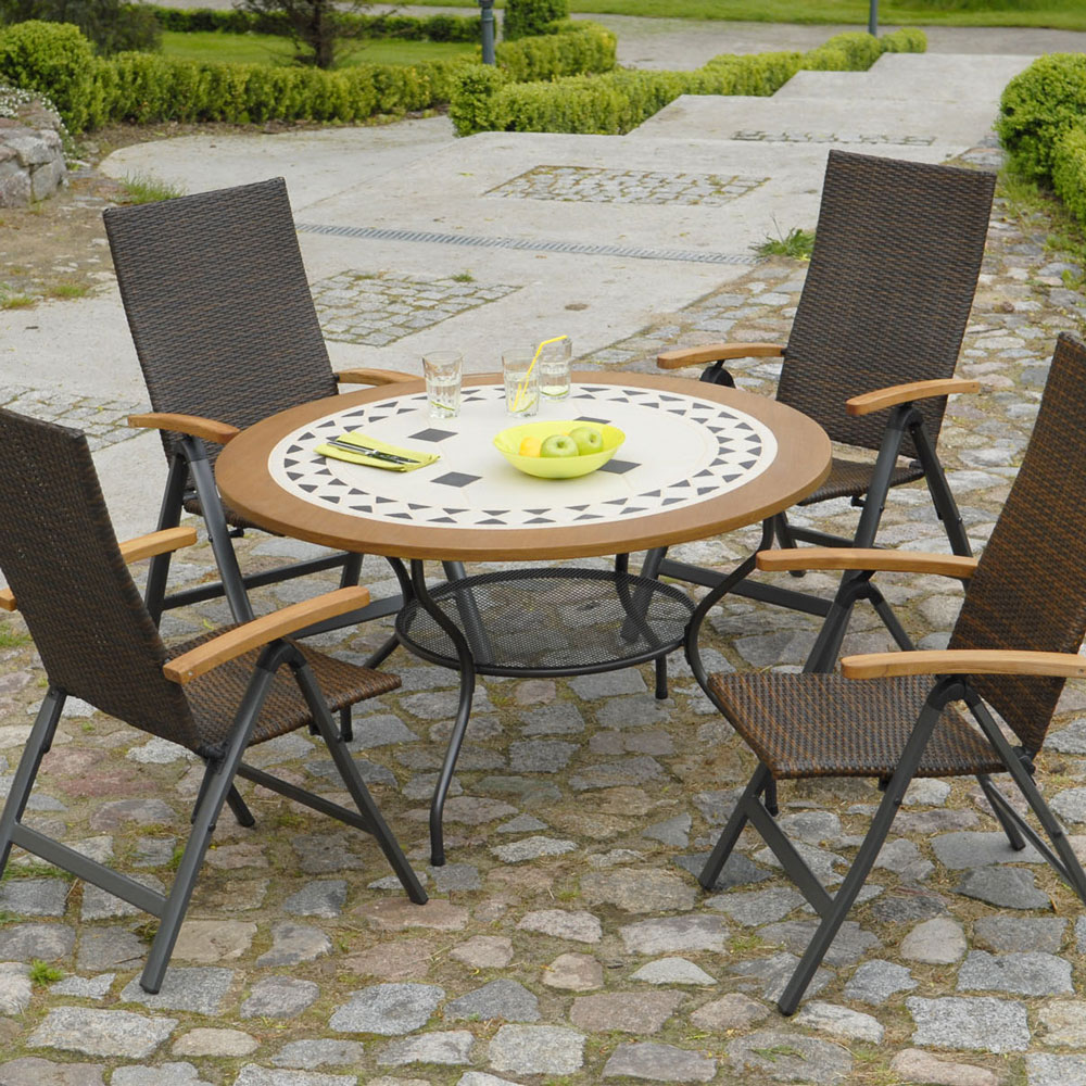 Kamenný zahradní stůl Como 125 cm PATIO