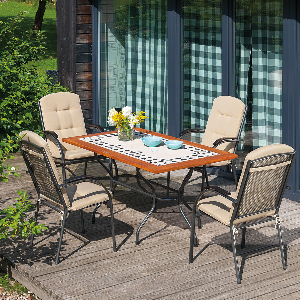 Kamenný zahradní stůl Como 160 x 90 cm PATIO
