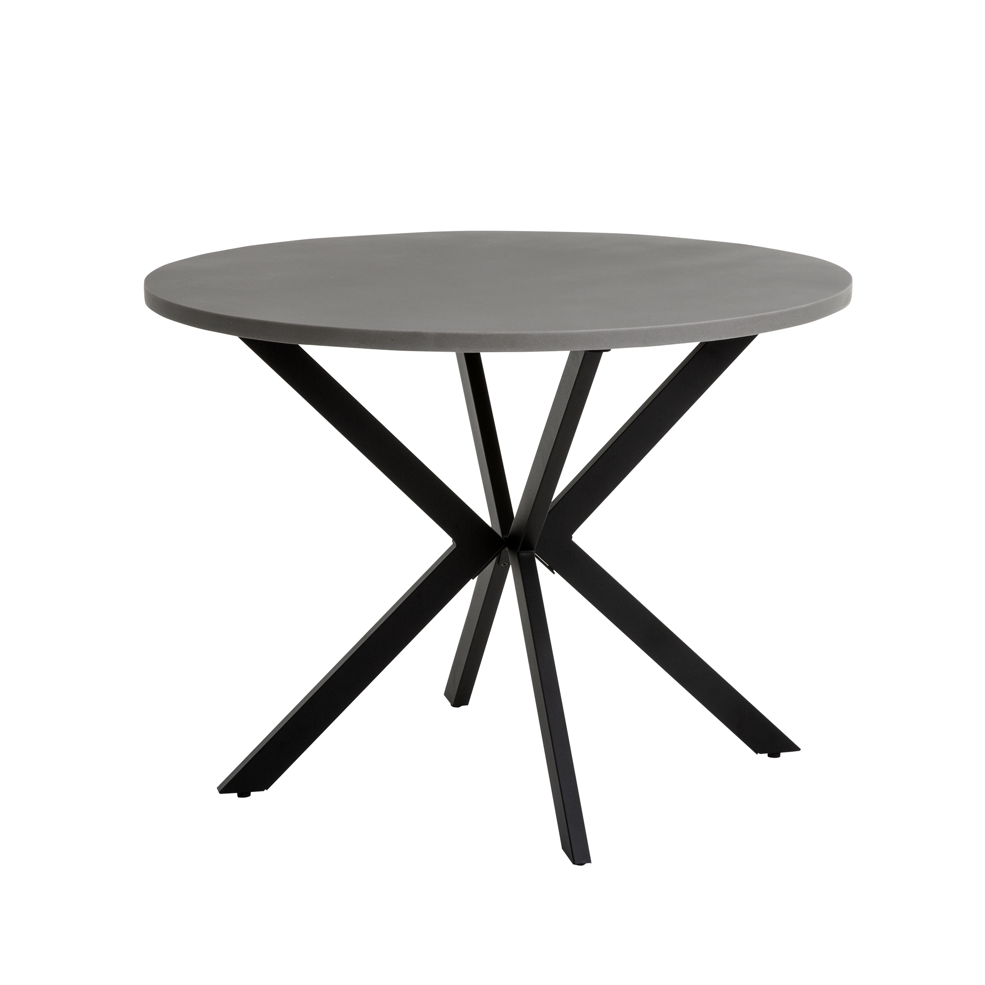 Table e jardin Lukka 100 cm grise PATIO
