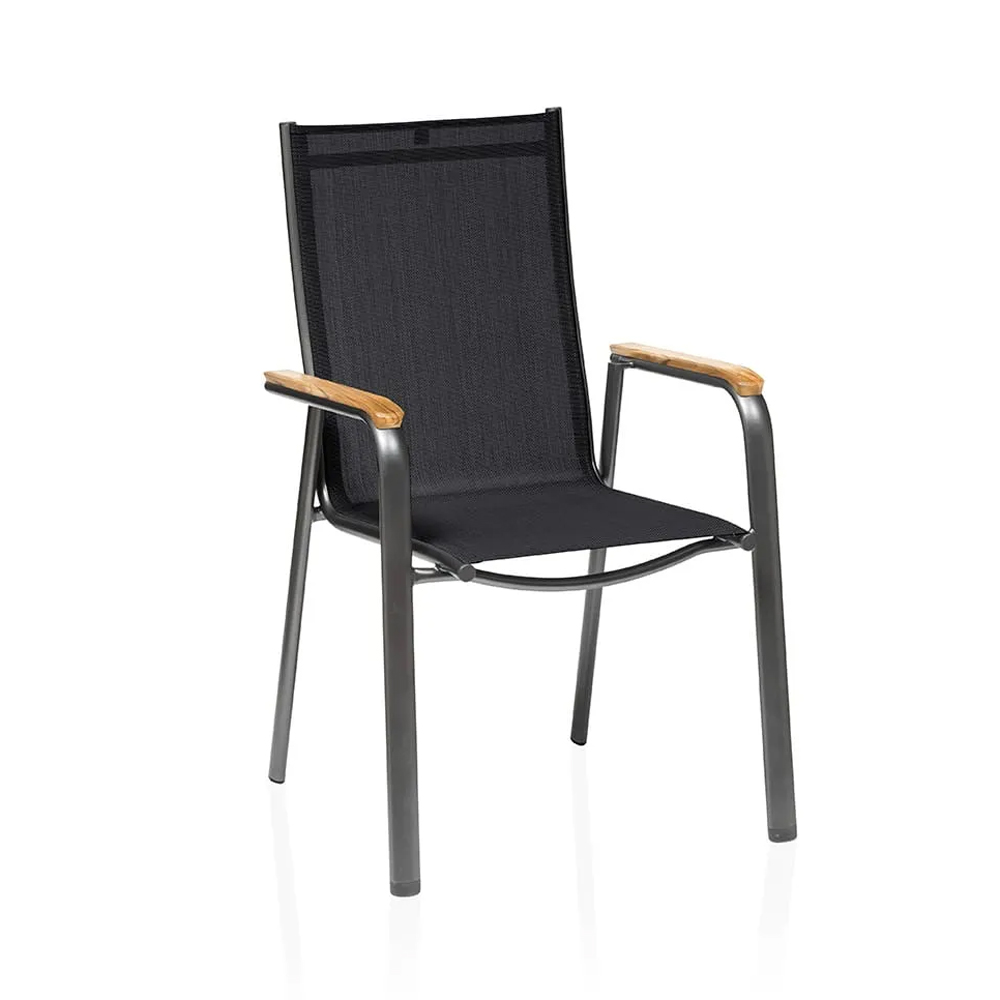 Gartenstuhl Cirrus mit Armlehnen Anthrazit 0100302-7111 KETTLER