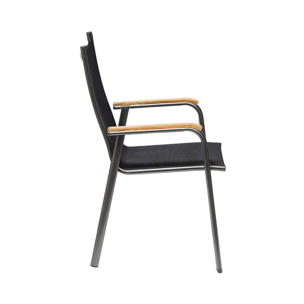 Gartenstuhl Cirrus mit Armlehnen Anthrazit 0100302-7111 KETTLER
