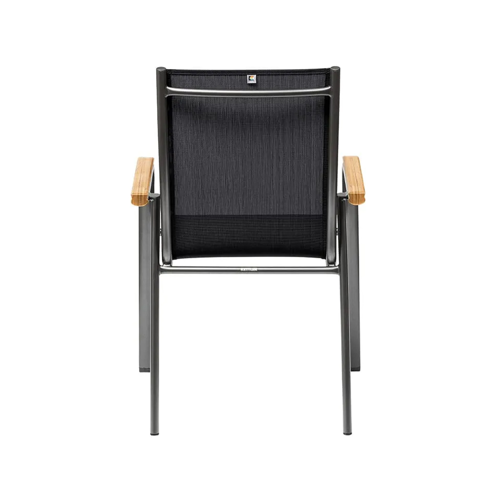 Gartenstuhl Cirrus mit Armlehnen Anthrazit 0100302-7111 KETTLER