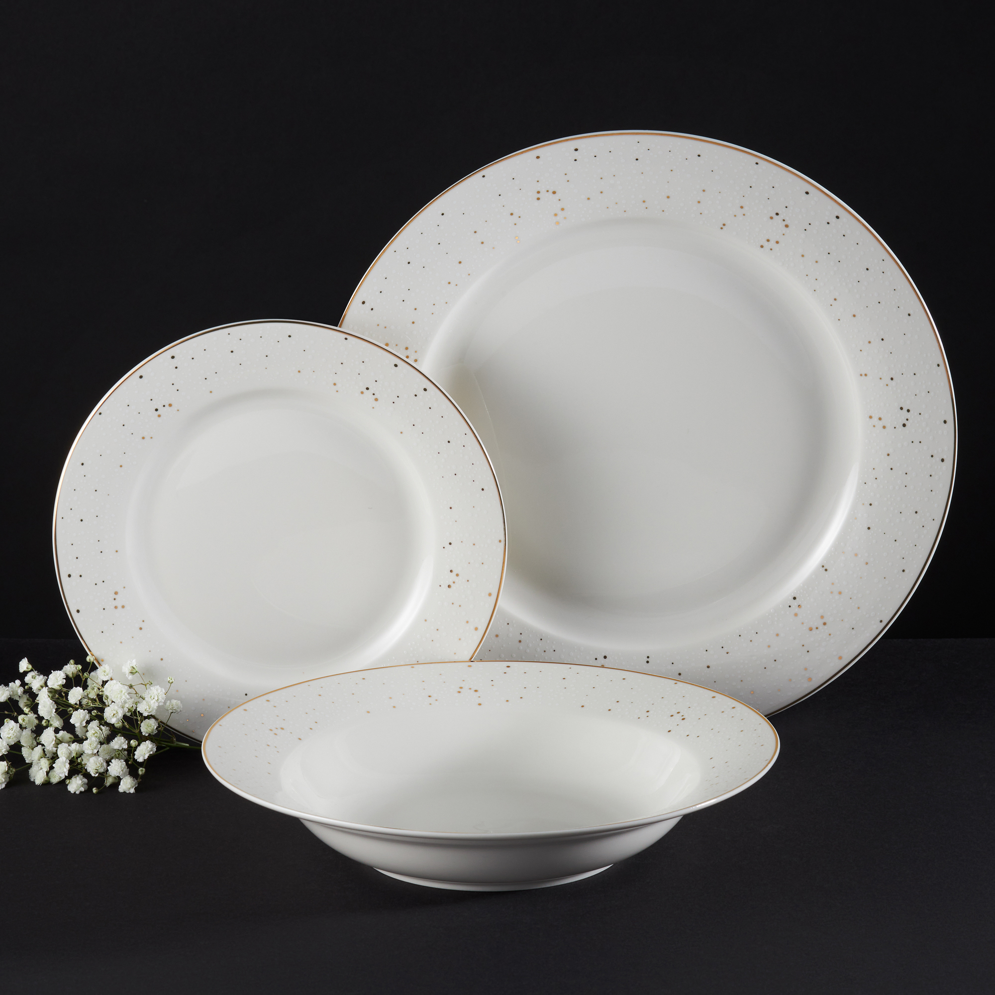 Obedová a kávová súprava pre 6 osôb Aurelia 45-dielna AMBITION