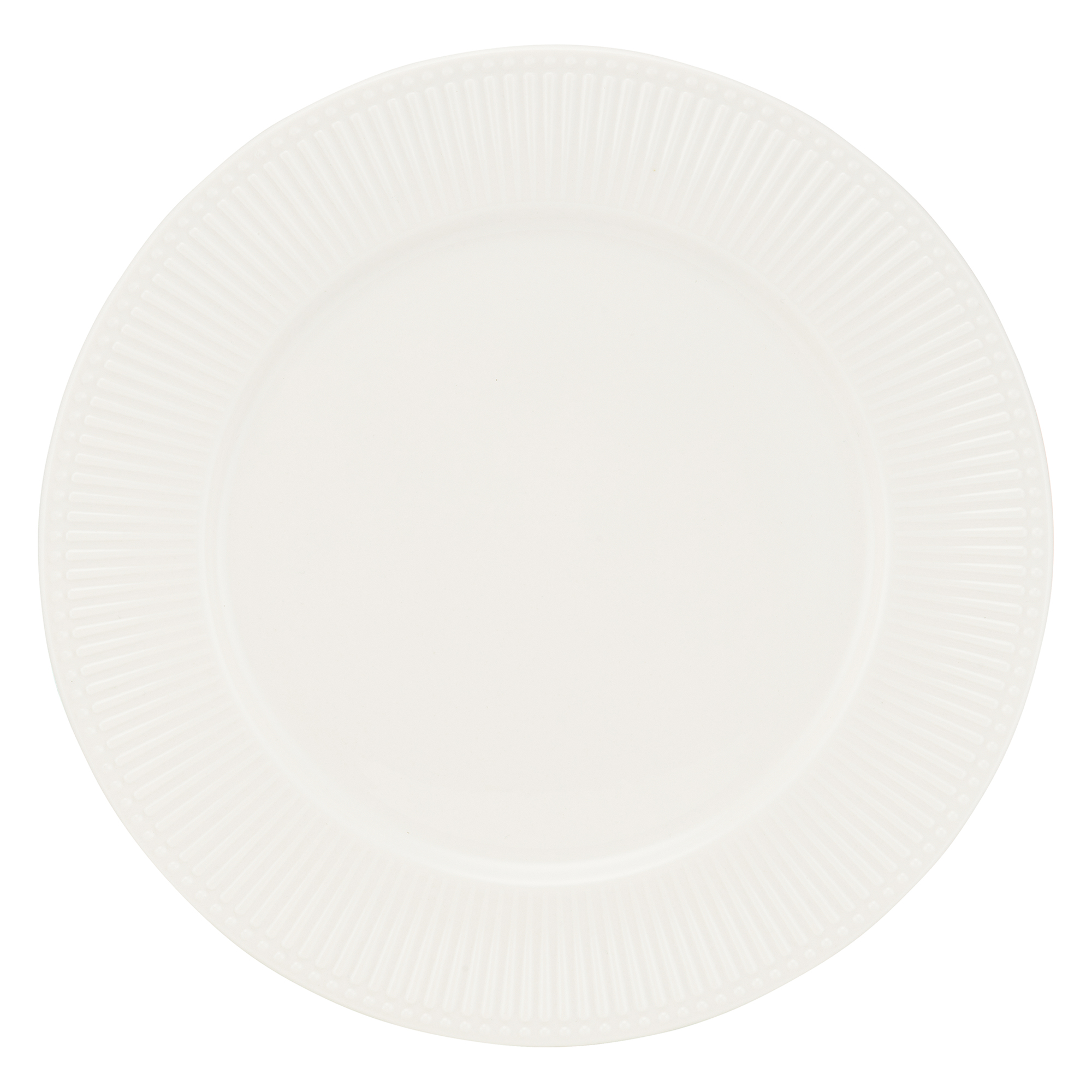 Middagstallrik Curly vit 27 cm AMBITION