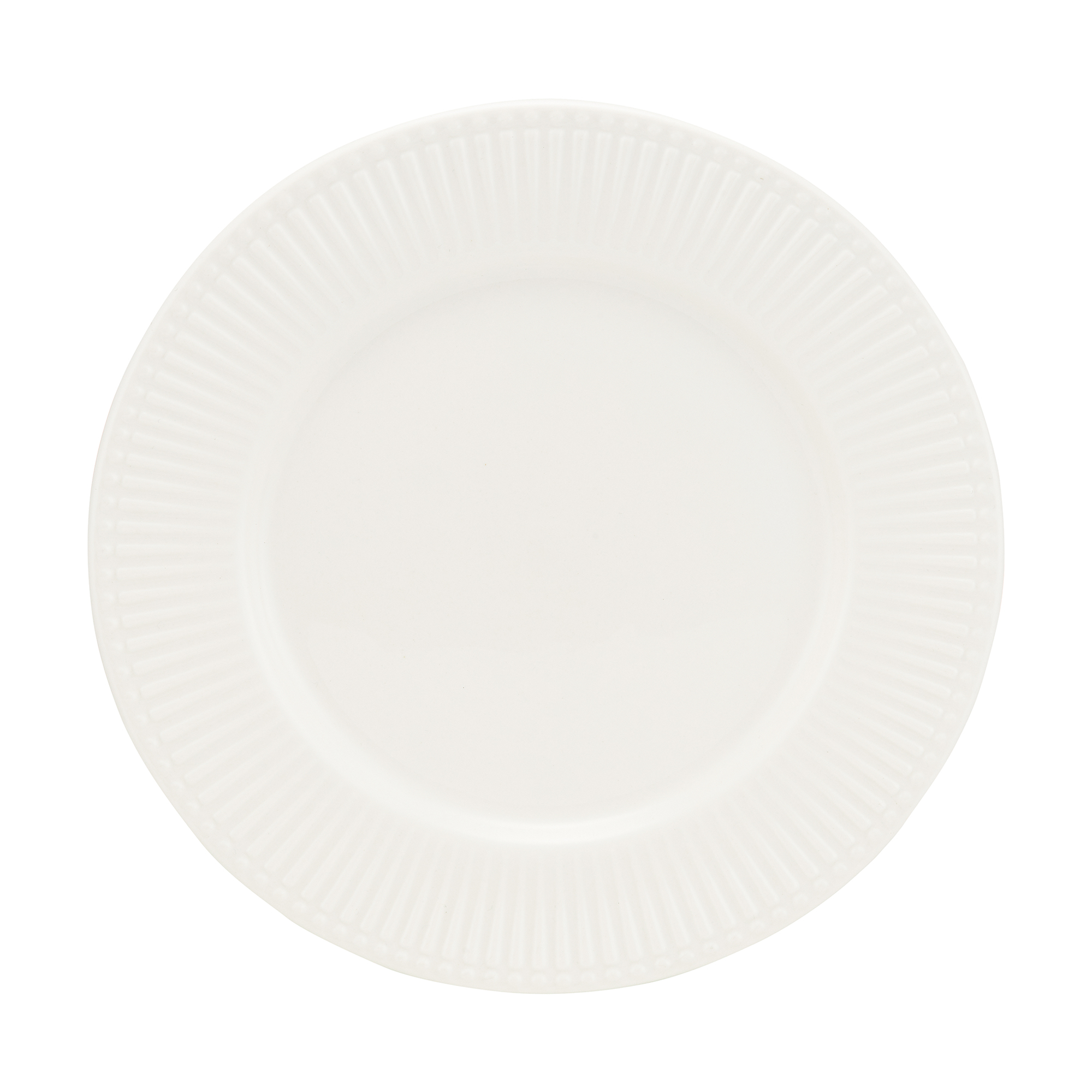 Krémový porcelánový dezertný tanier Curly 20,5 cm AMBITION