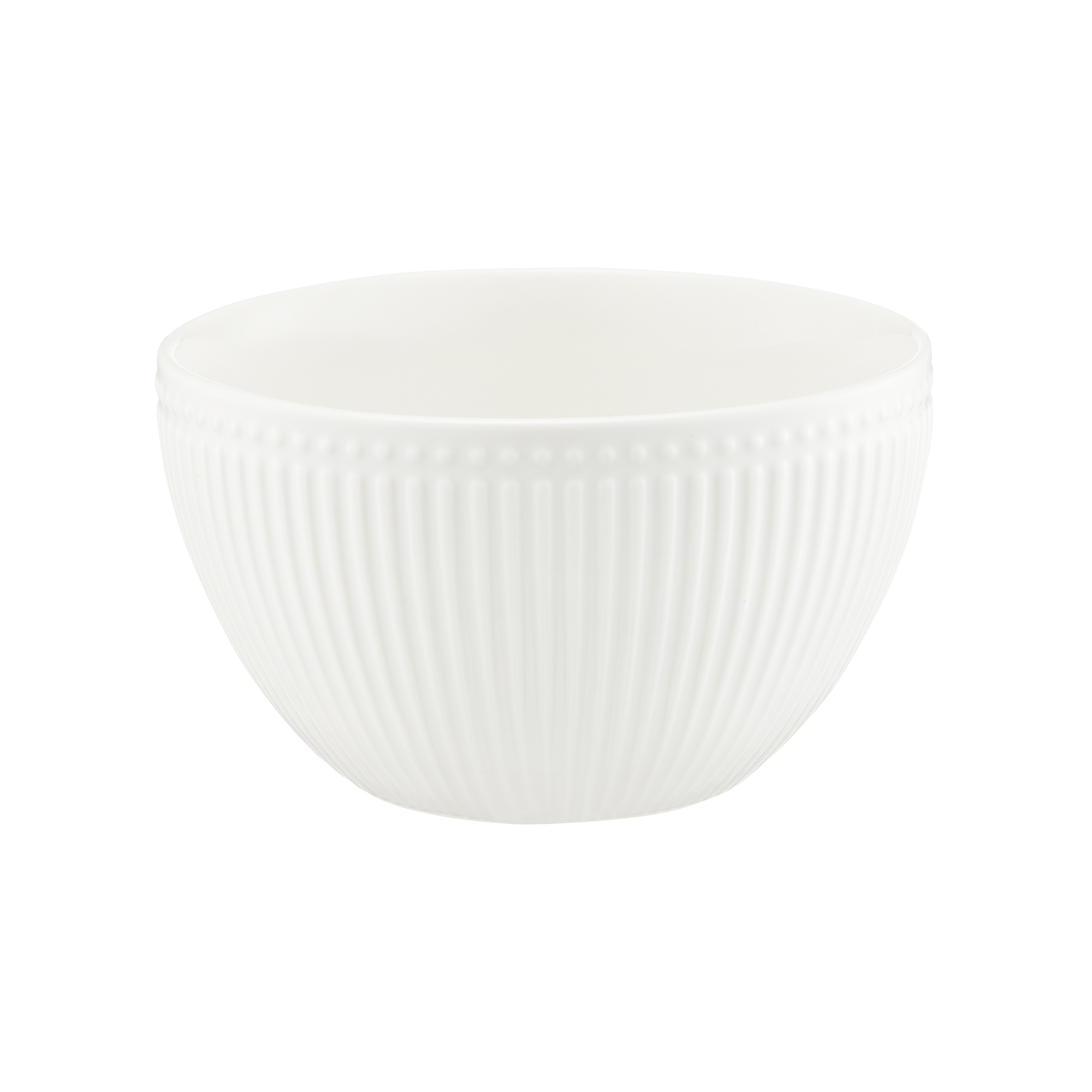 Servizio di piattti per 6 persone Curly bianco 41-pezzi AMBITION