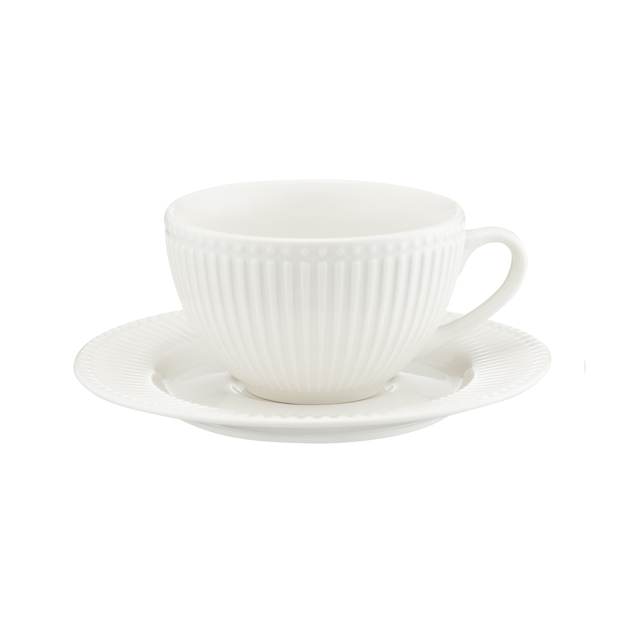 Krémový porcelánový šálek Curly 220 ml AMBITION
