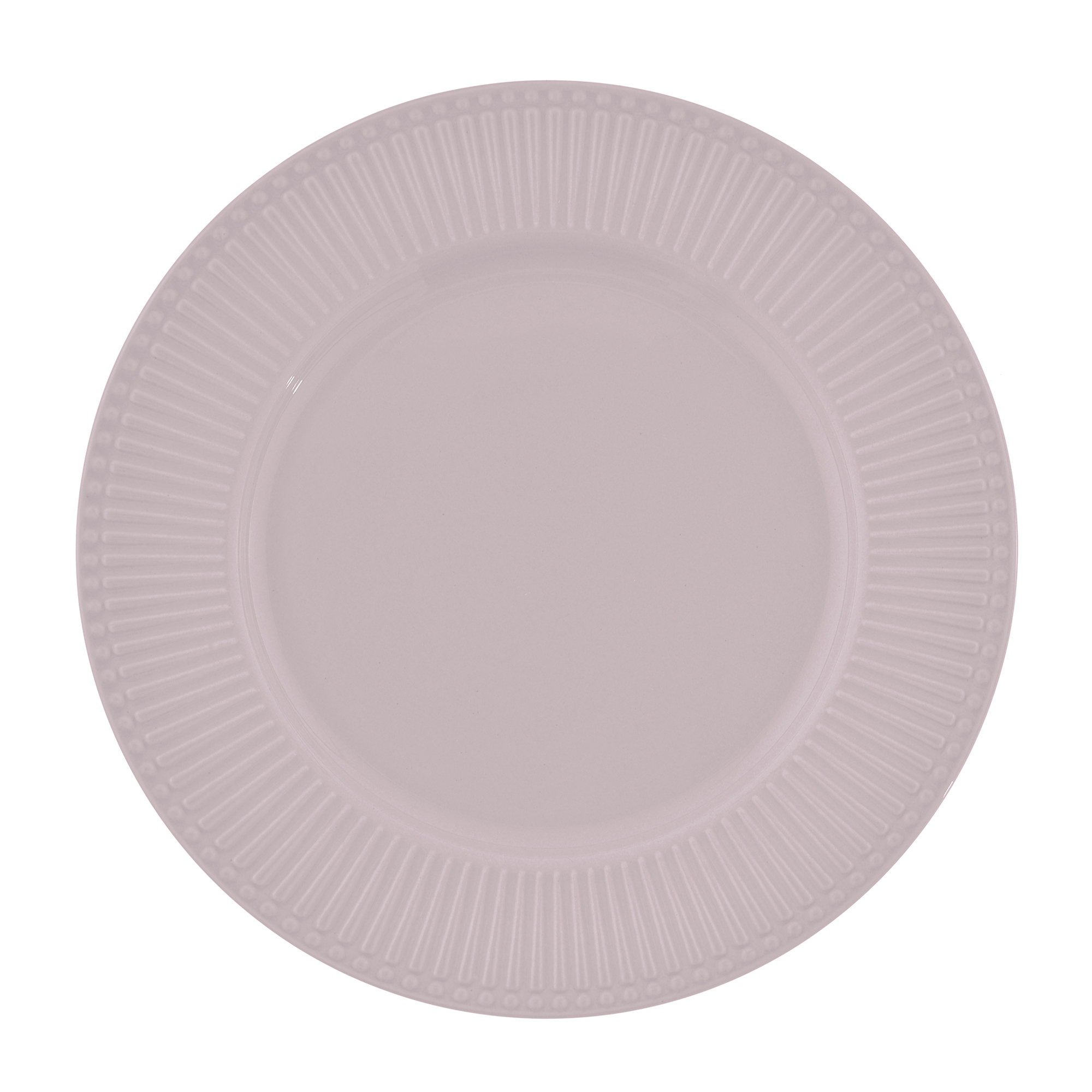 Ružový porcelánový dezertný tanier Curly 20,5 cm AMBITION