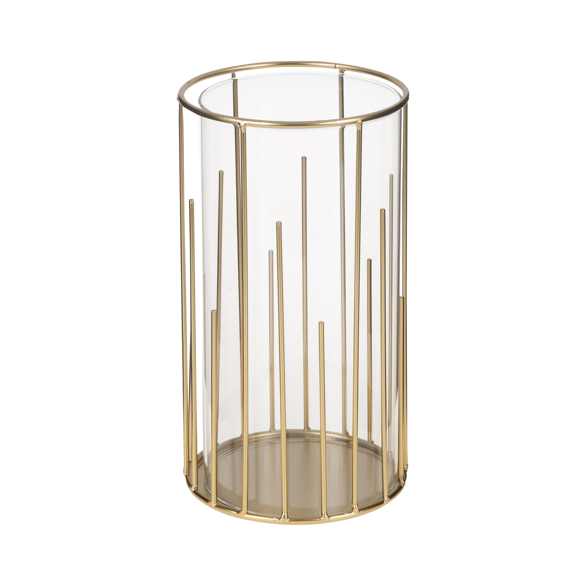 Laterne Golden Line 11,3 x 11,3 x 18,5 cm MY HOME