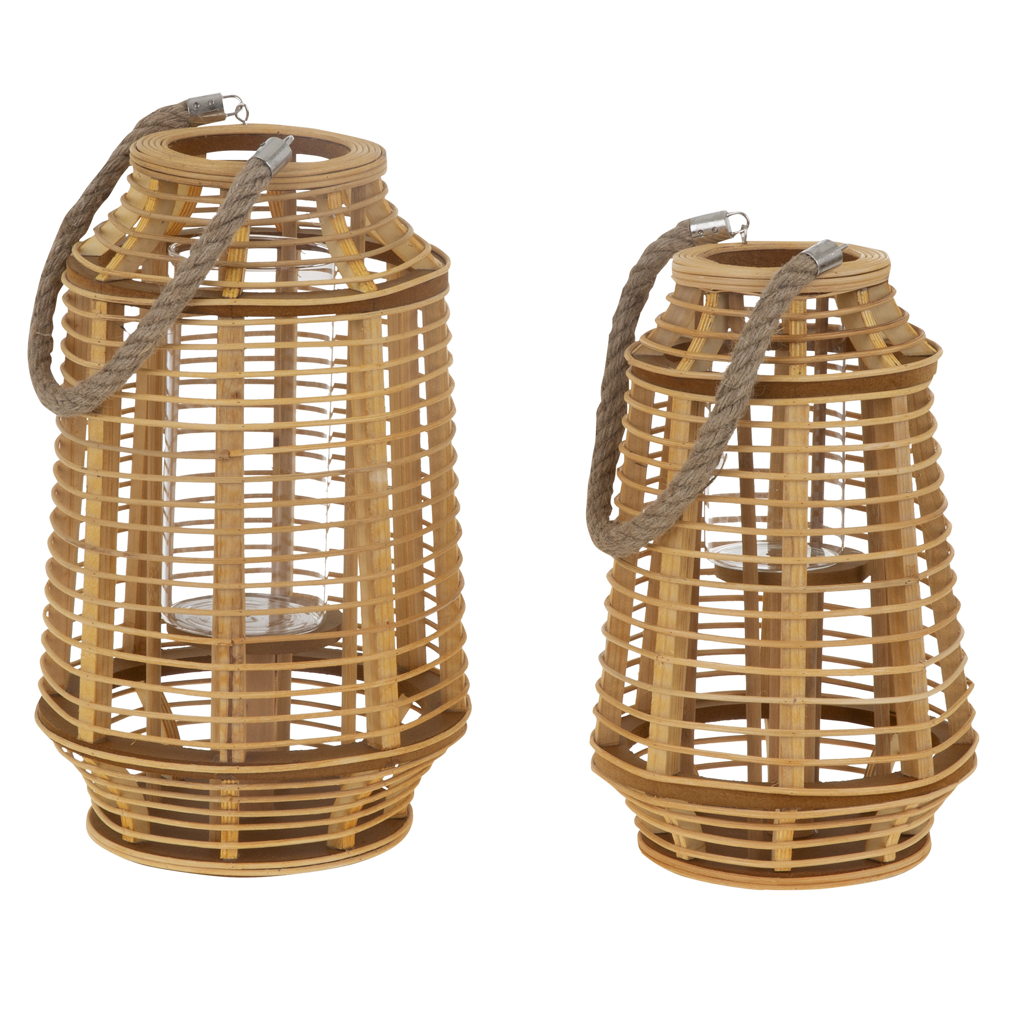 Laterne Bamboo 23,5 x 23,5 x 38,5 cm MY HOME