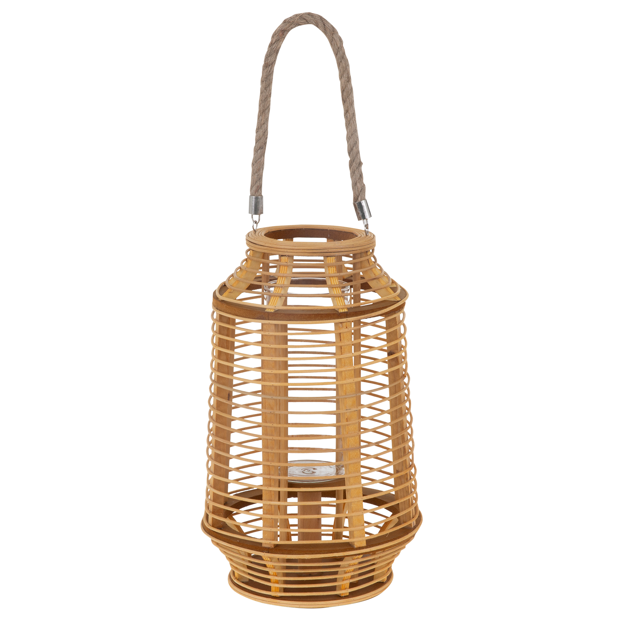 Laterne Bamboo 20,7 x 20,7 x 33,2 cm MY HOME