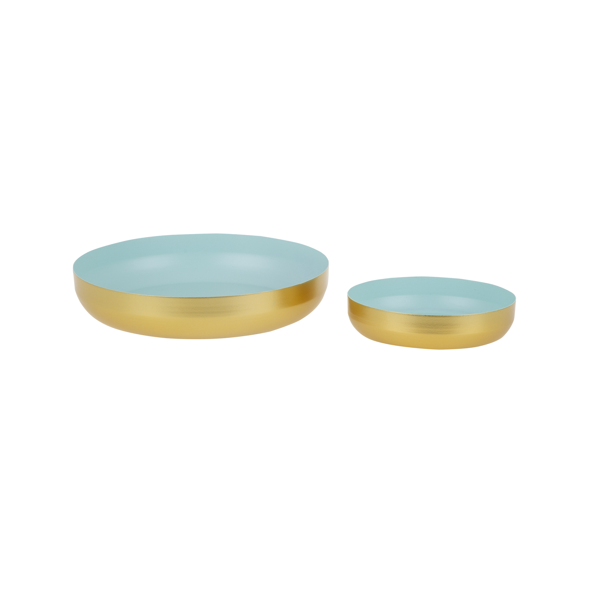 Dekoschale Soft Gold Mint 16 x 16 x 3,5 cm MY HOME