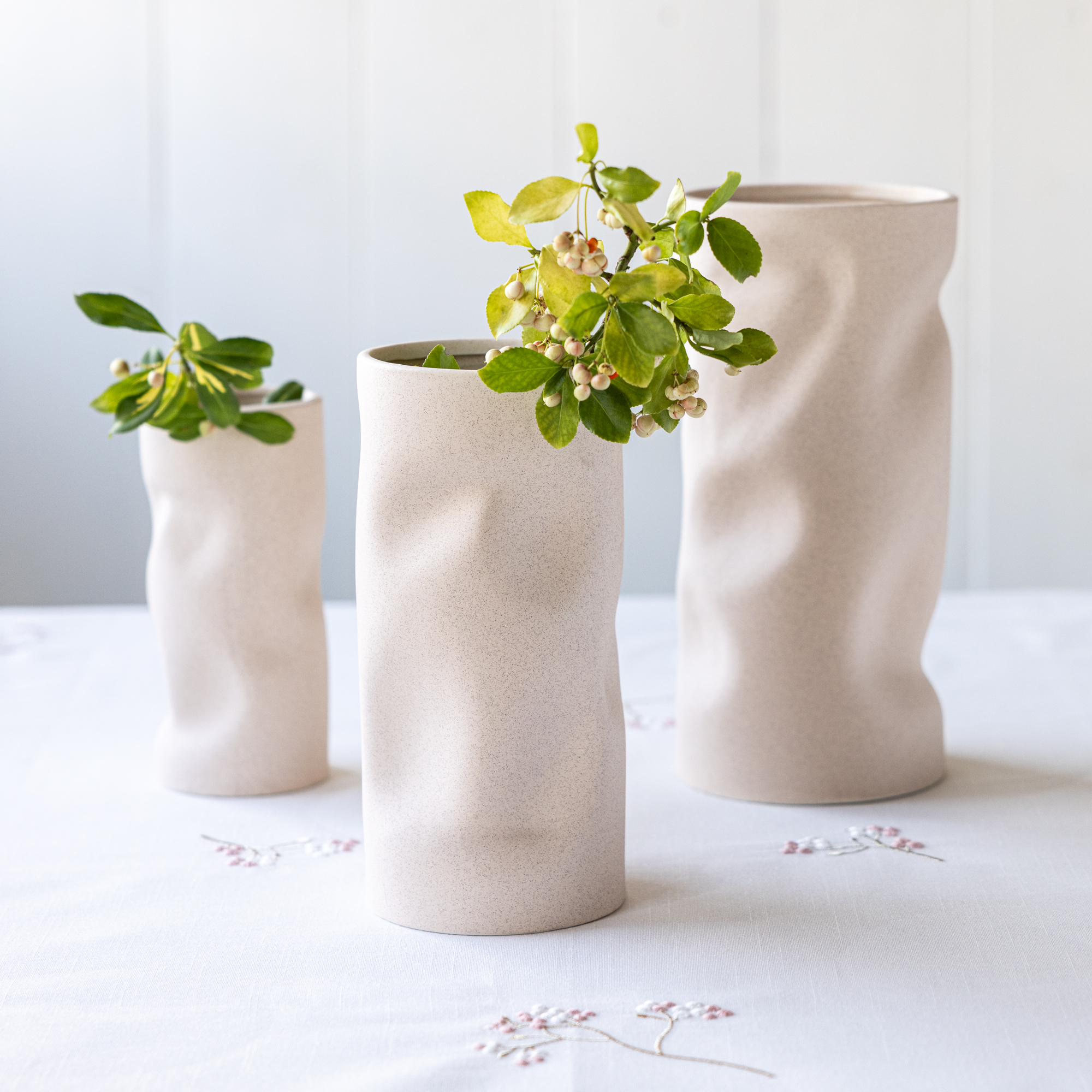 Vaso Twist 14 x 14 x 30 cm MY HOME