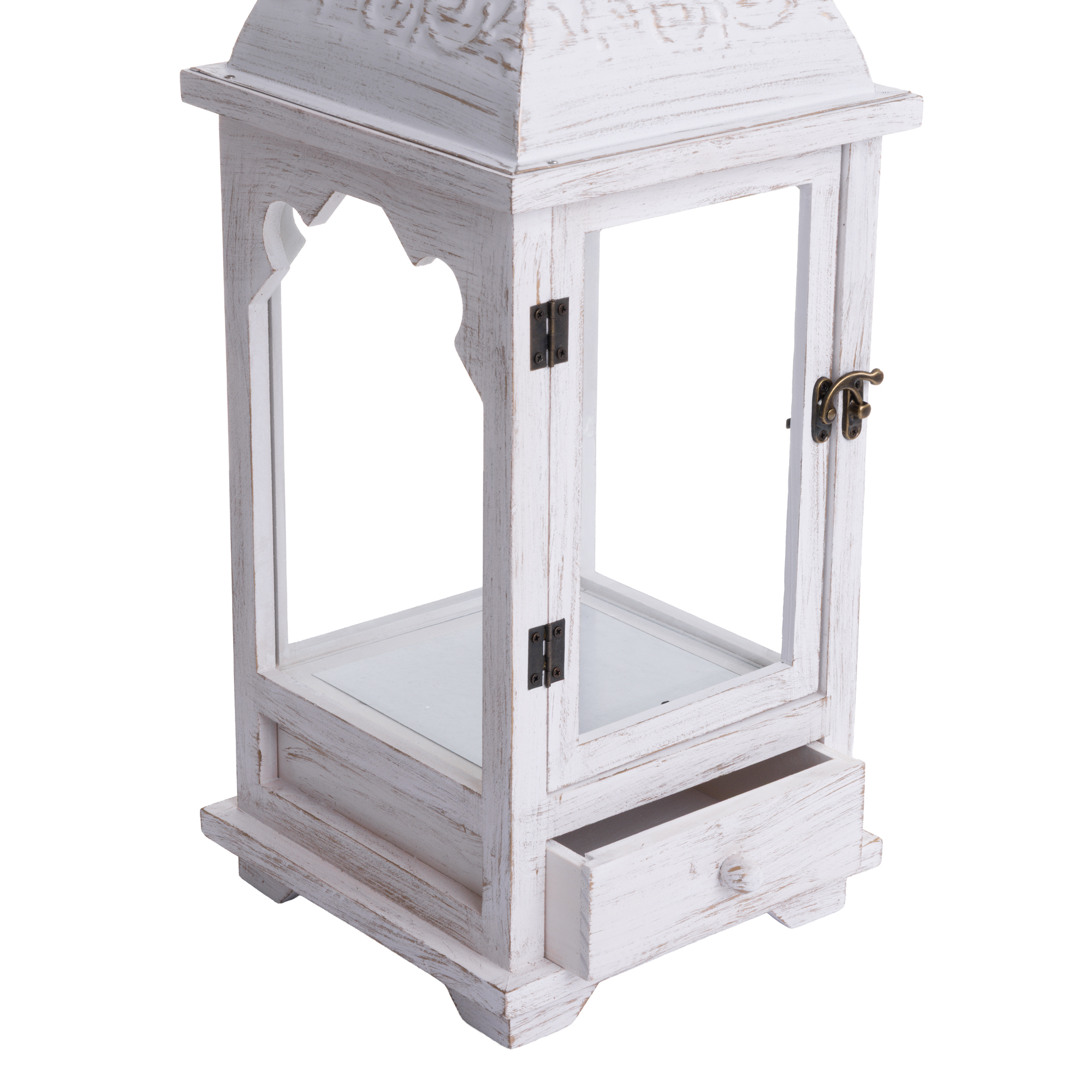 Lampion White Cubby 20 x 20 x 53 cm MY HOME