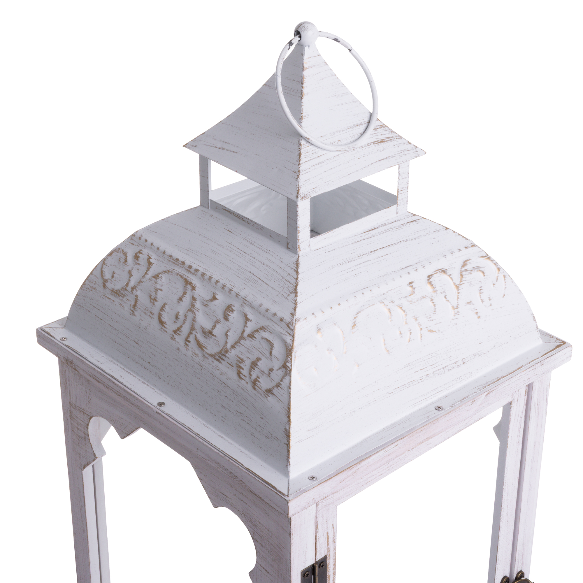 Lampion White Cubby 27 x 27 x 80 cm MY HOME