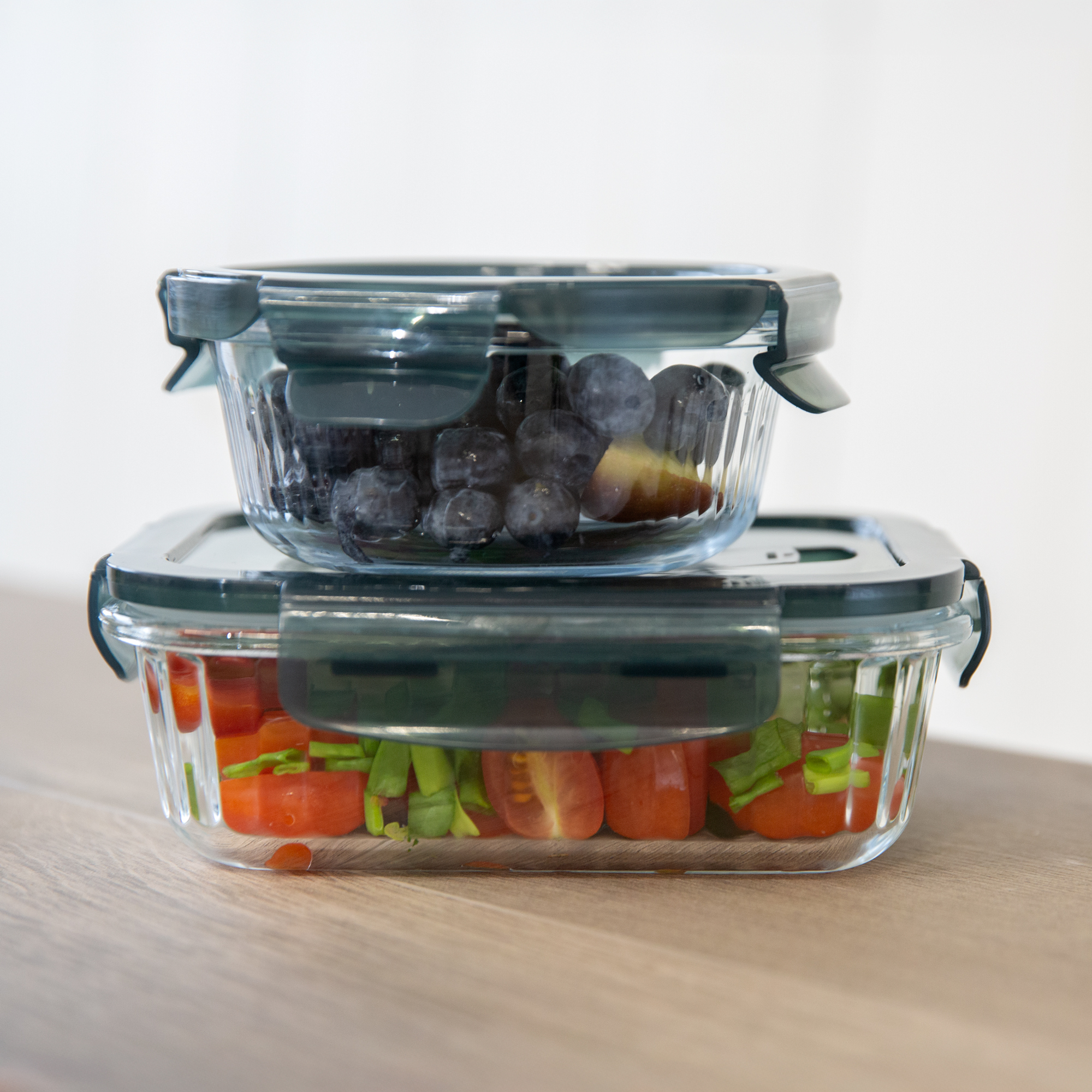 Rund köksbehållare Rillet 400 ml AMBITION