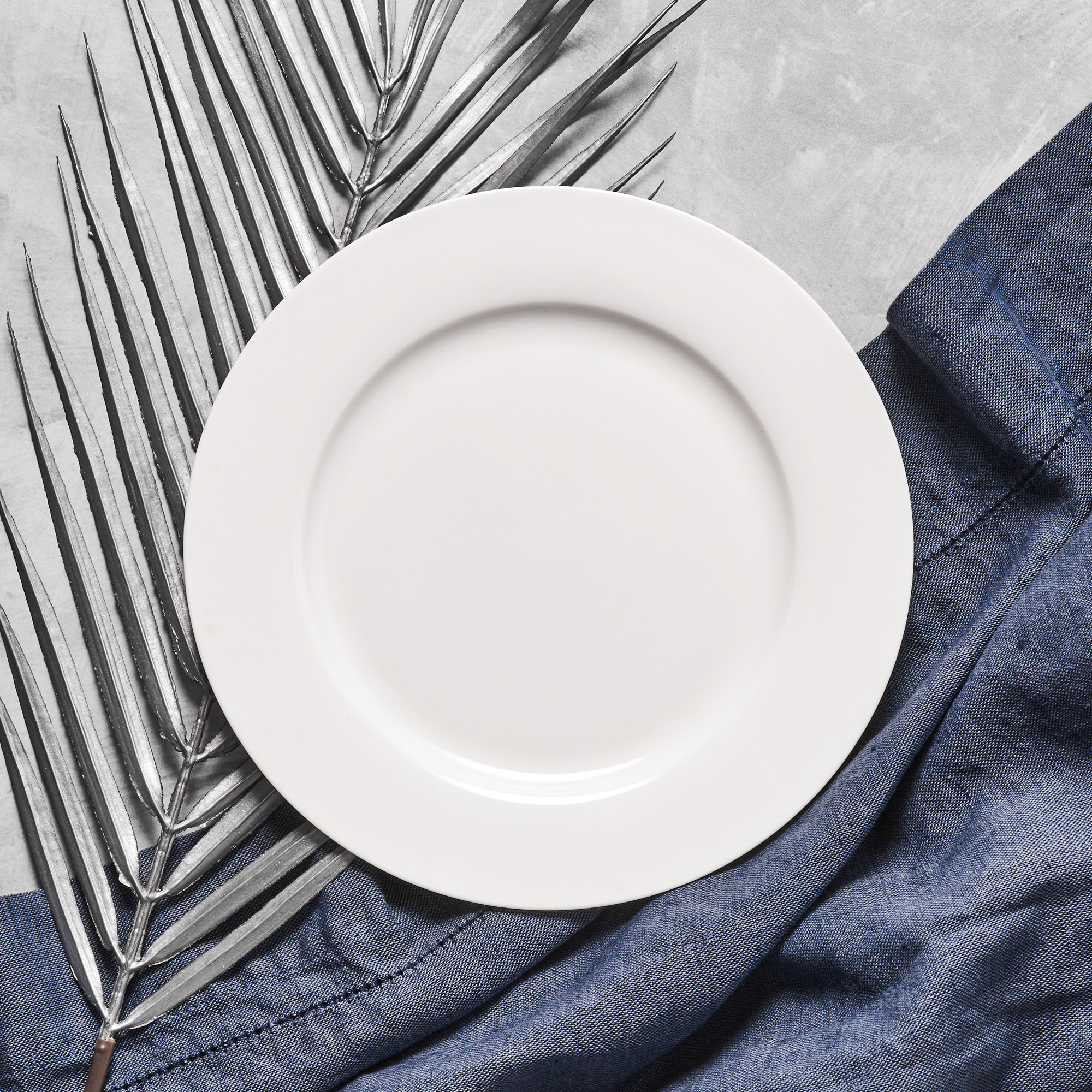 Serwis obiadowy dla 6 osób Aura White 18-elementowy AMBITION