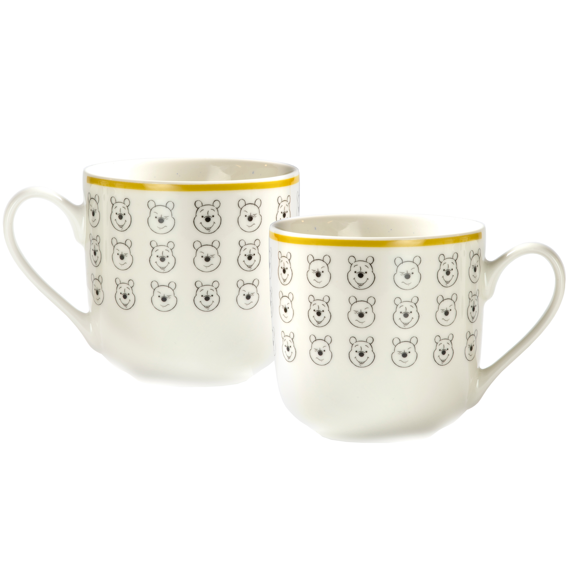 Kubek porcelanowy Kubuś Puchatek 455 ml buźki DISNEY