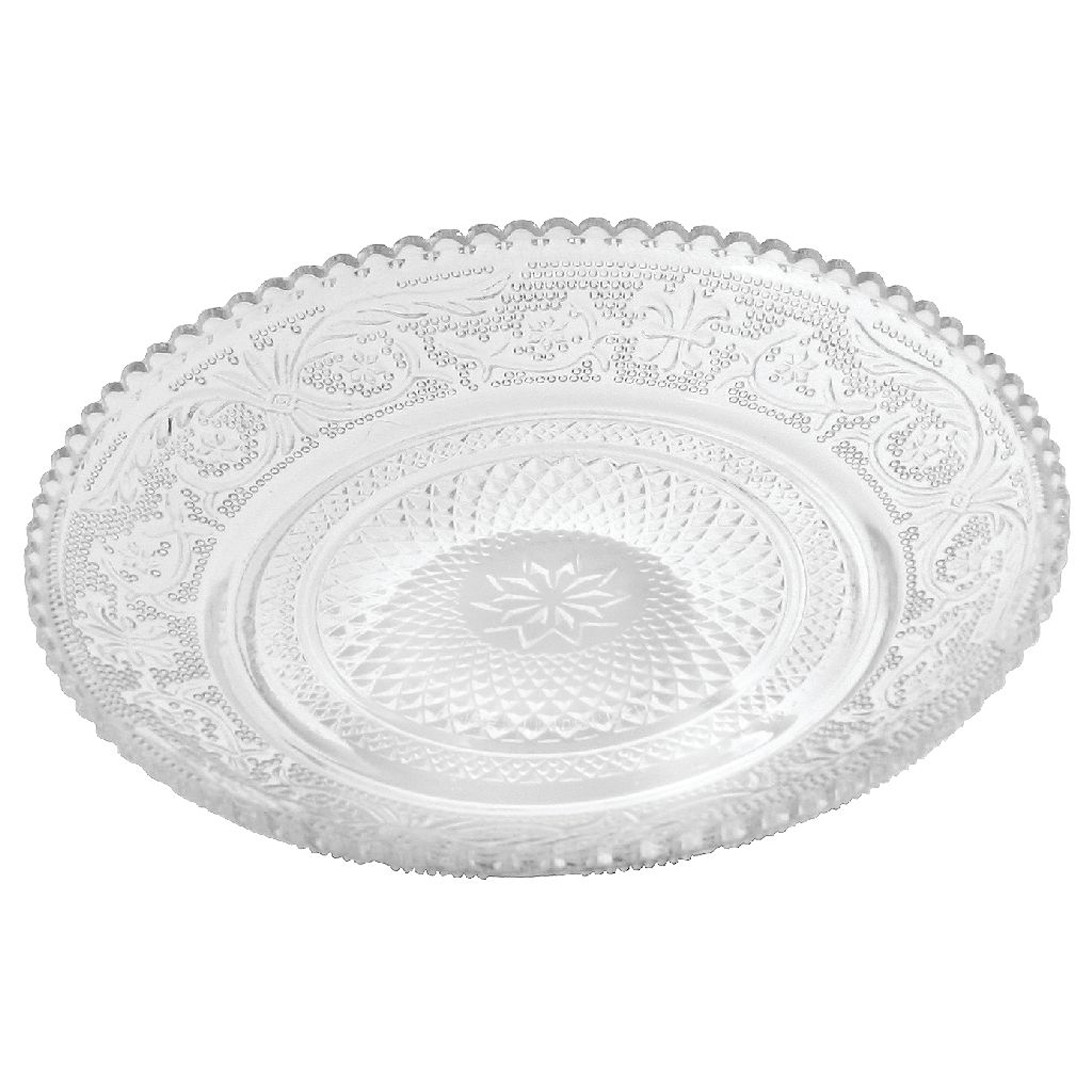 Dezertní talíř s tlačeným vzorem 15 cm