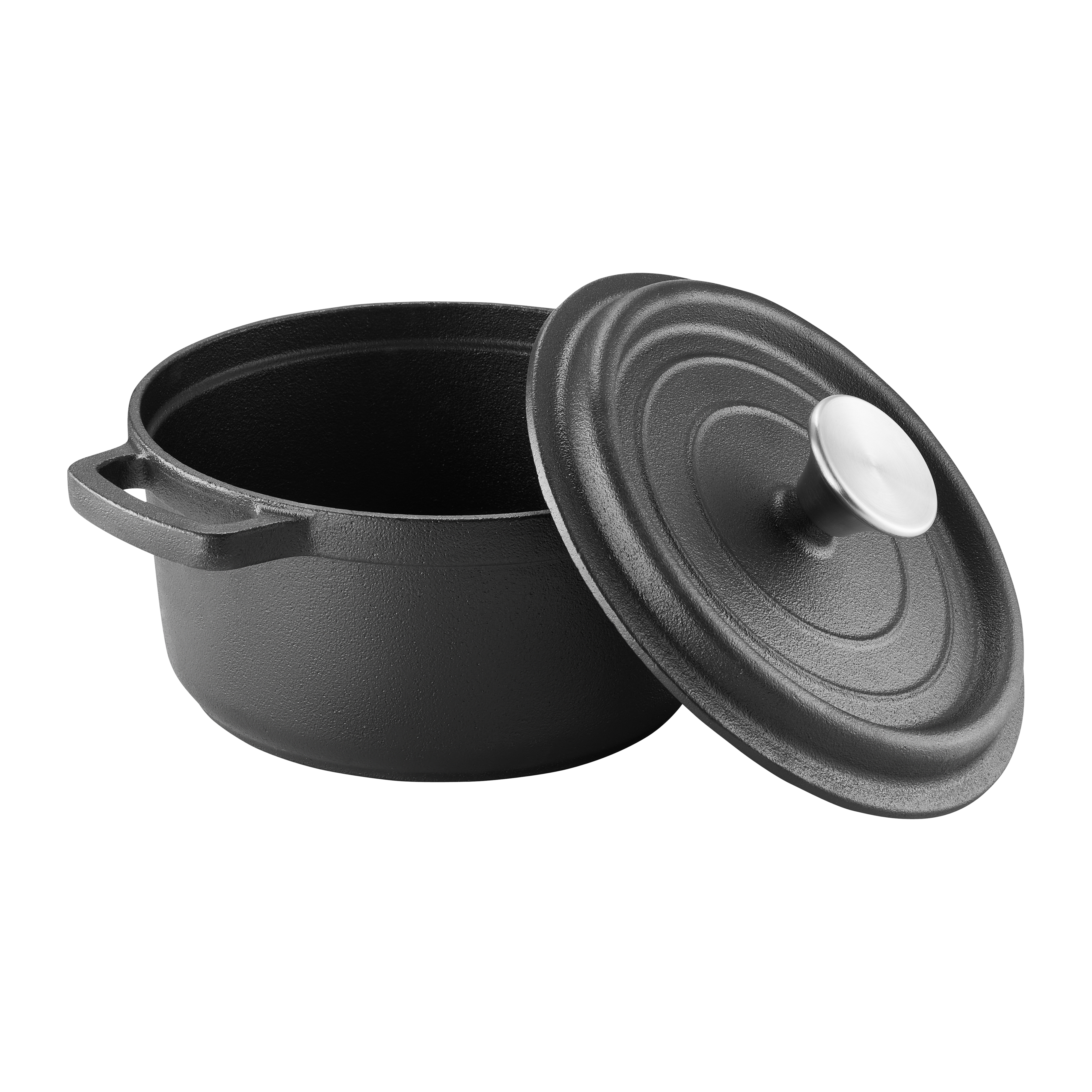 Litinový hrnec s poklicí Iron 20 cm AMBITION