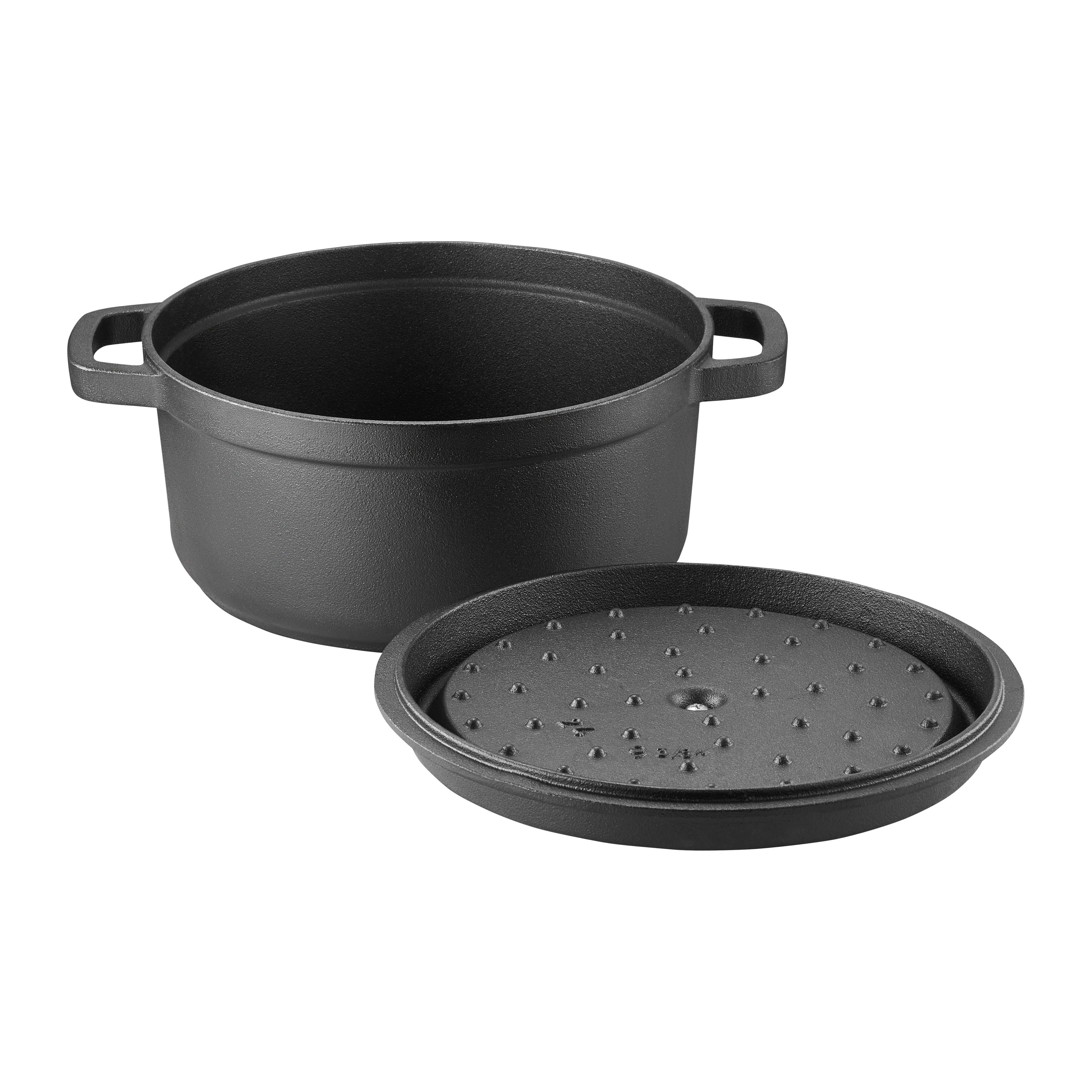Litinový hrnec s poklicí Iron 20 cm AMBITION